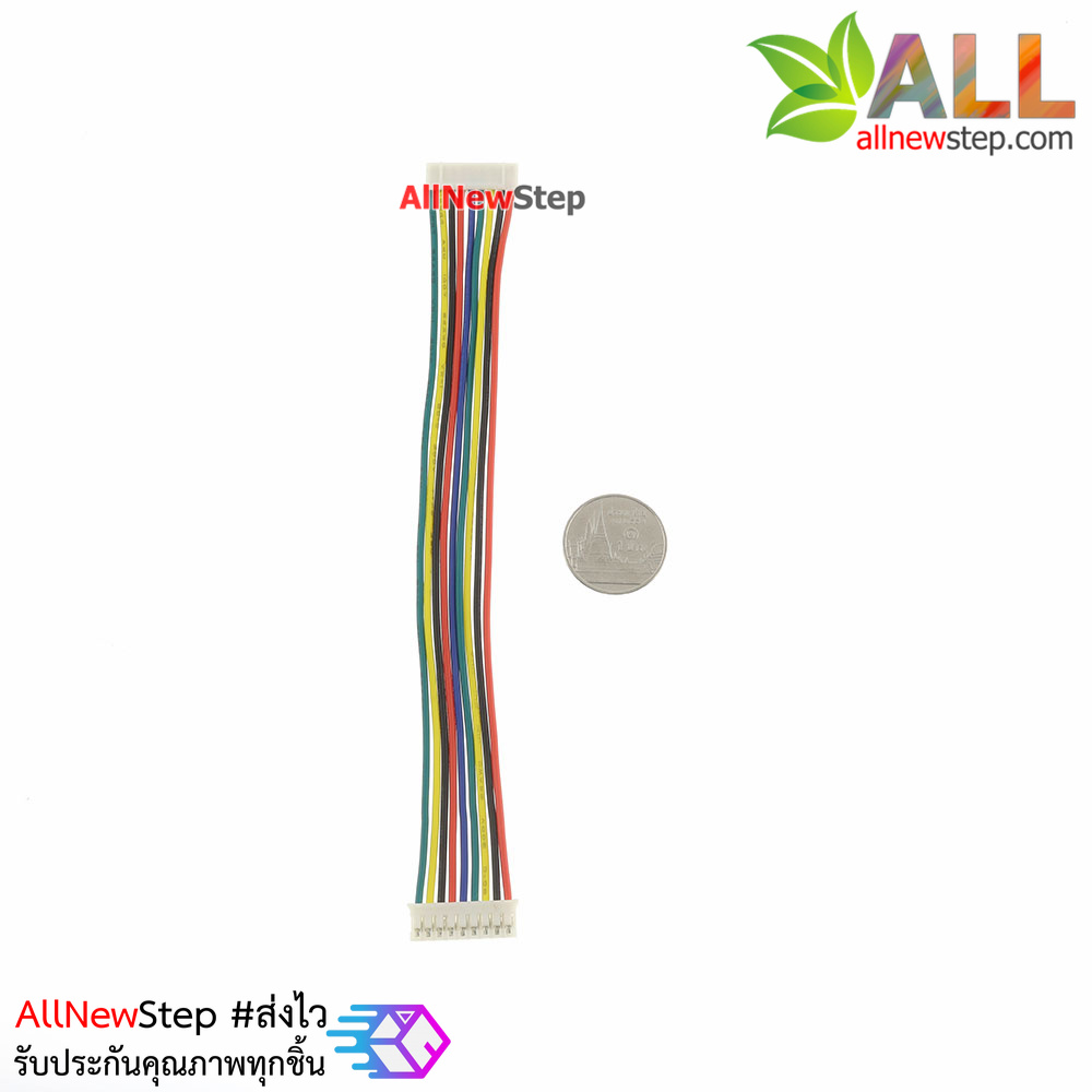 สายไฟ จัมเปอร์ PH2.0MM pitch terminal line สายแพ ระยะห่าง 2.0mm หัวต่อแบบคู่ 9 เส้น