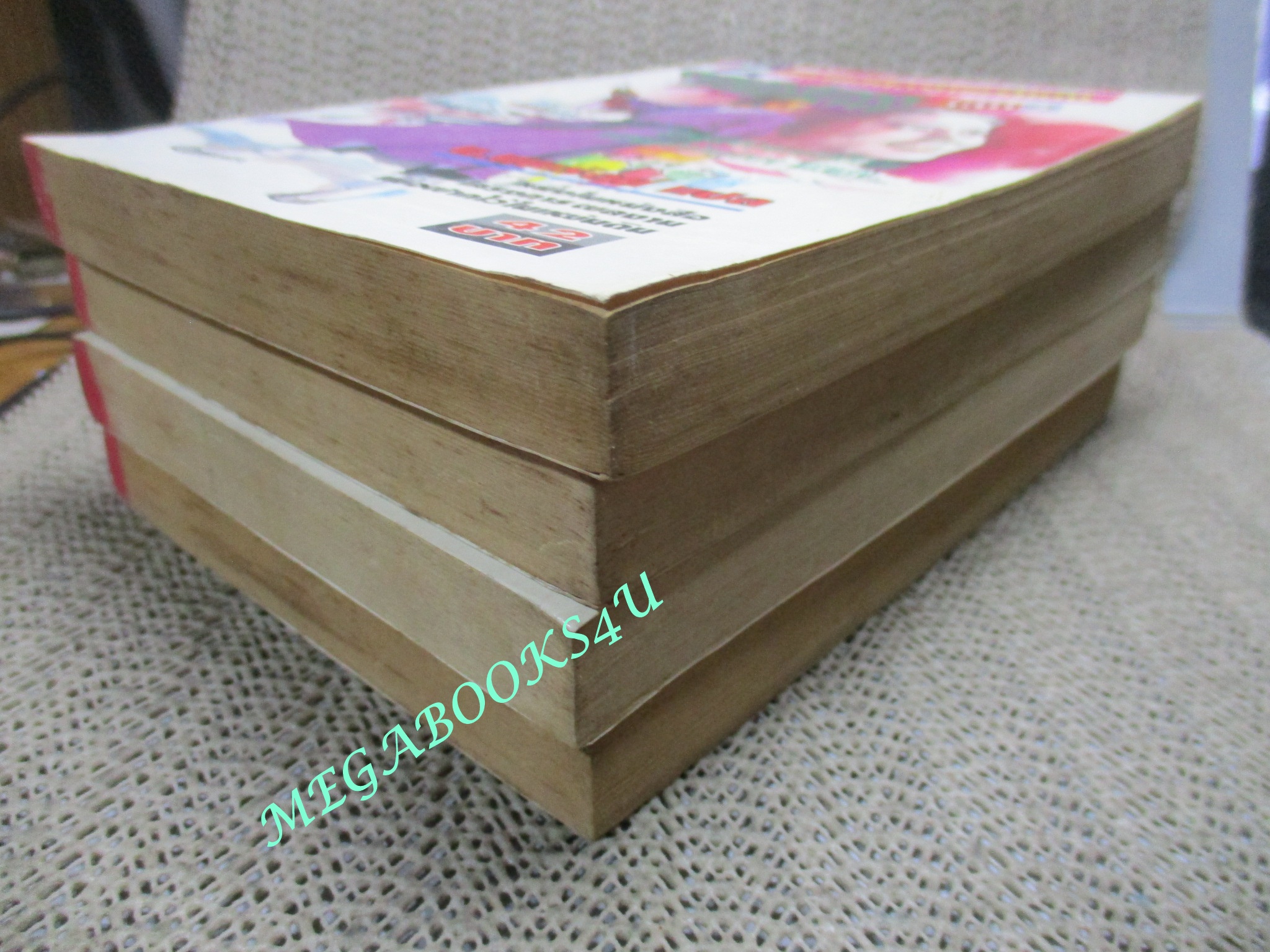 จอมเสเพลชายแดน ครบชุด4เล่มจบ / น.นพรัตน์ / สนพ.สยามฯ (นิยายจีนกำลังภายใน) สภาพดี มีฝุ่นเกาะตามสันกระดาษประปราย