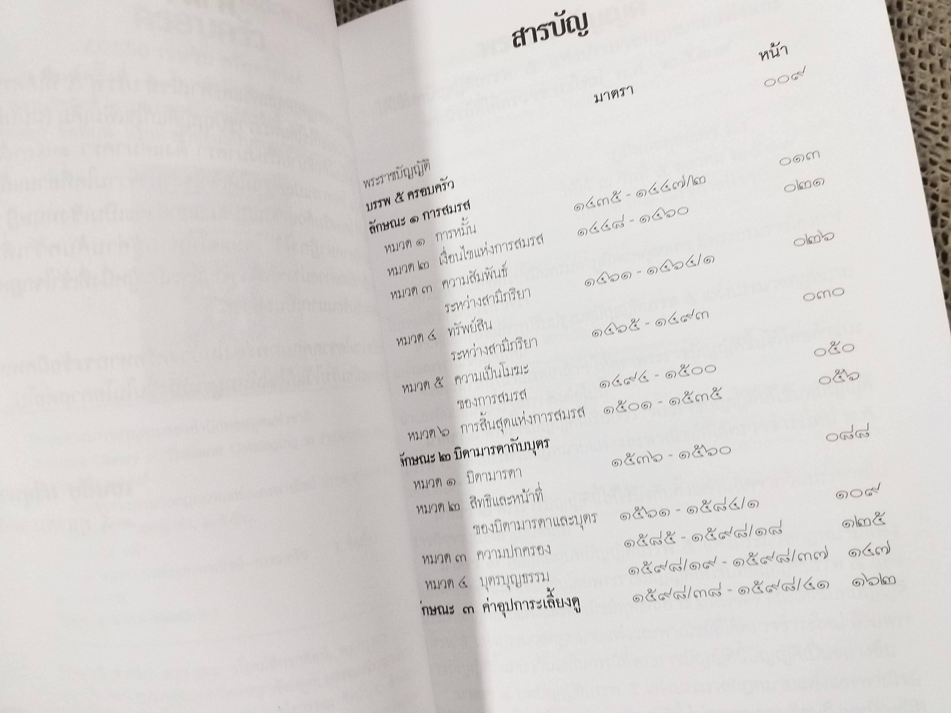 คำอธิบายประมวลกฎหมายแพ่งและพาณิชย์ บรรพ 5 ครอบครัว / เชษชัย ศรีอุทารวงศ์ /