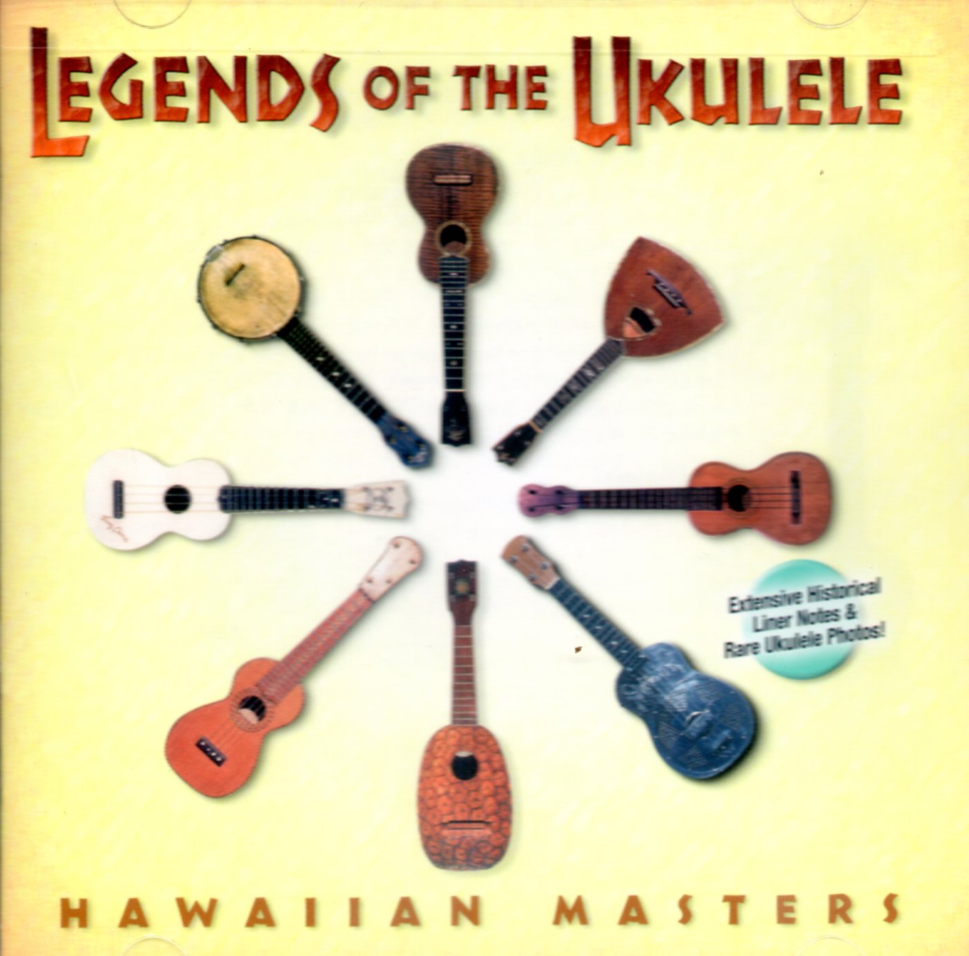 CD,Legends of the Ukulele 1 Hawaiian Masters (2003)(instrumental)(USA)