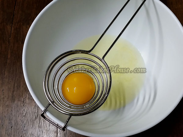 ช้อนแยกไข่ขาวไข่แดงสแตนเลส