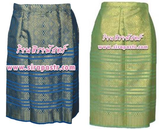 ผ้าถุงป้ายข้าง-สั้น ร.7 S-B (เอวใส่ได้ถึง 28 นิ้ว / 30 นิ้ว) *รายละเอียดสินค้าในหน้าฯ