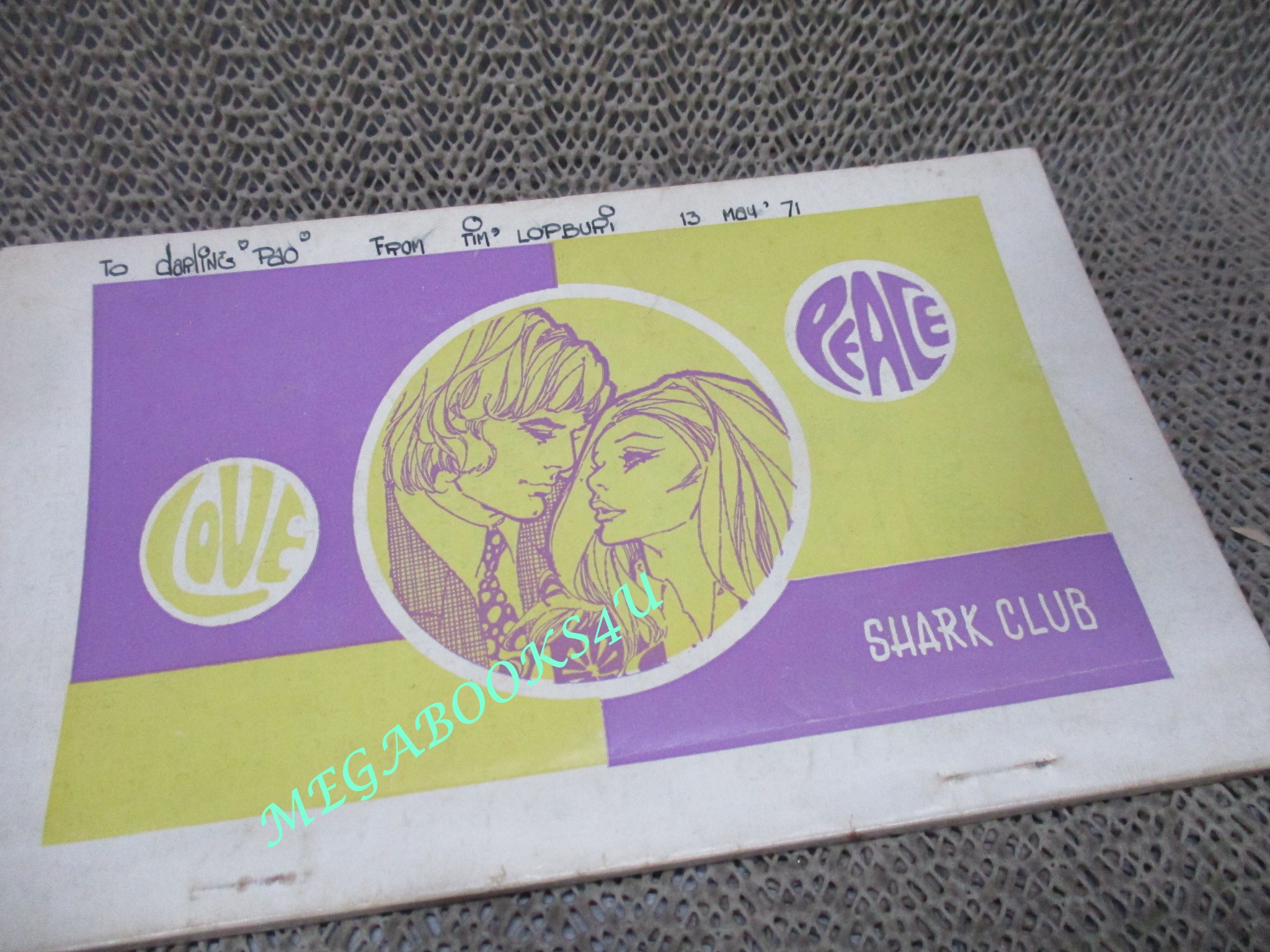 หนังสือเพลงเก่า SHARK CLUB ปี2514