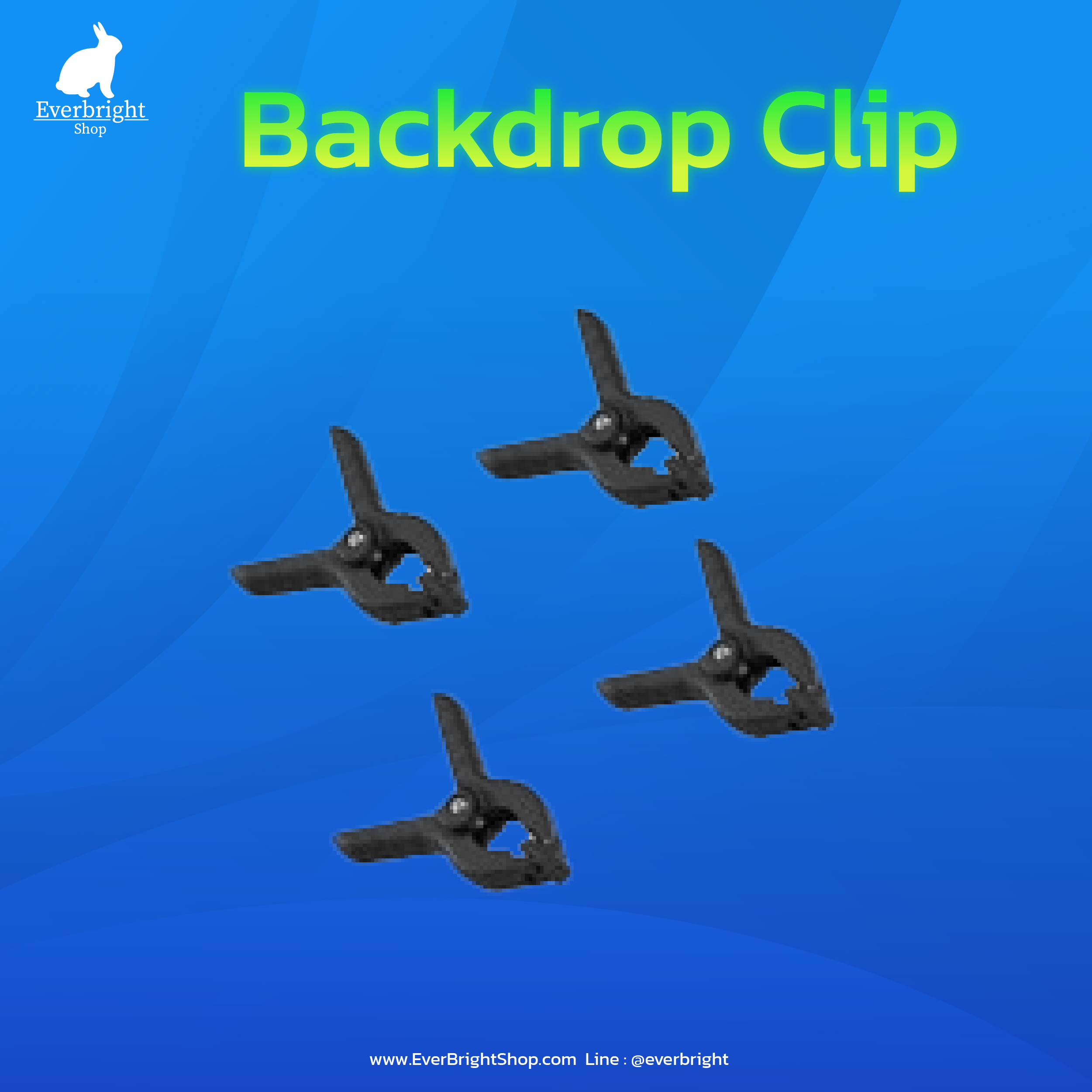 BDclip-4IN 4 Inches Backdrop Clip