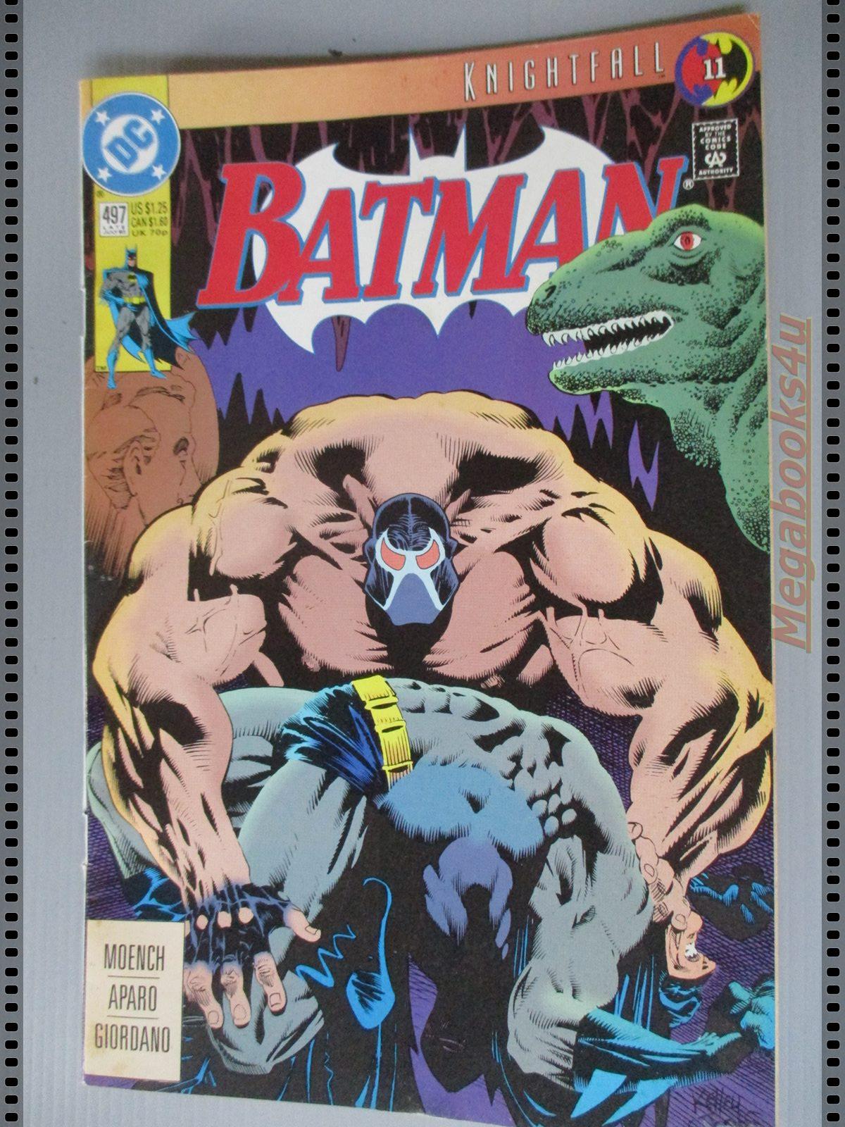 การ์ตูน DC comics การ์ตูนภาษาอังกฤษ แบทแมน BATMAN ฉบับที่ 497 ตอน THE BROKEN BAT ปี2536