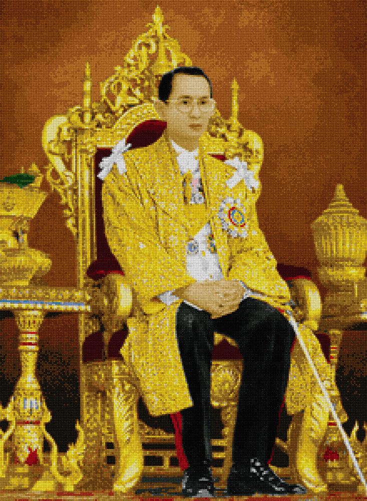 Pinn ในหลวงทรงบัลลังก์