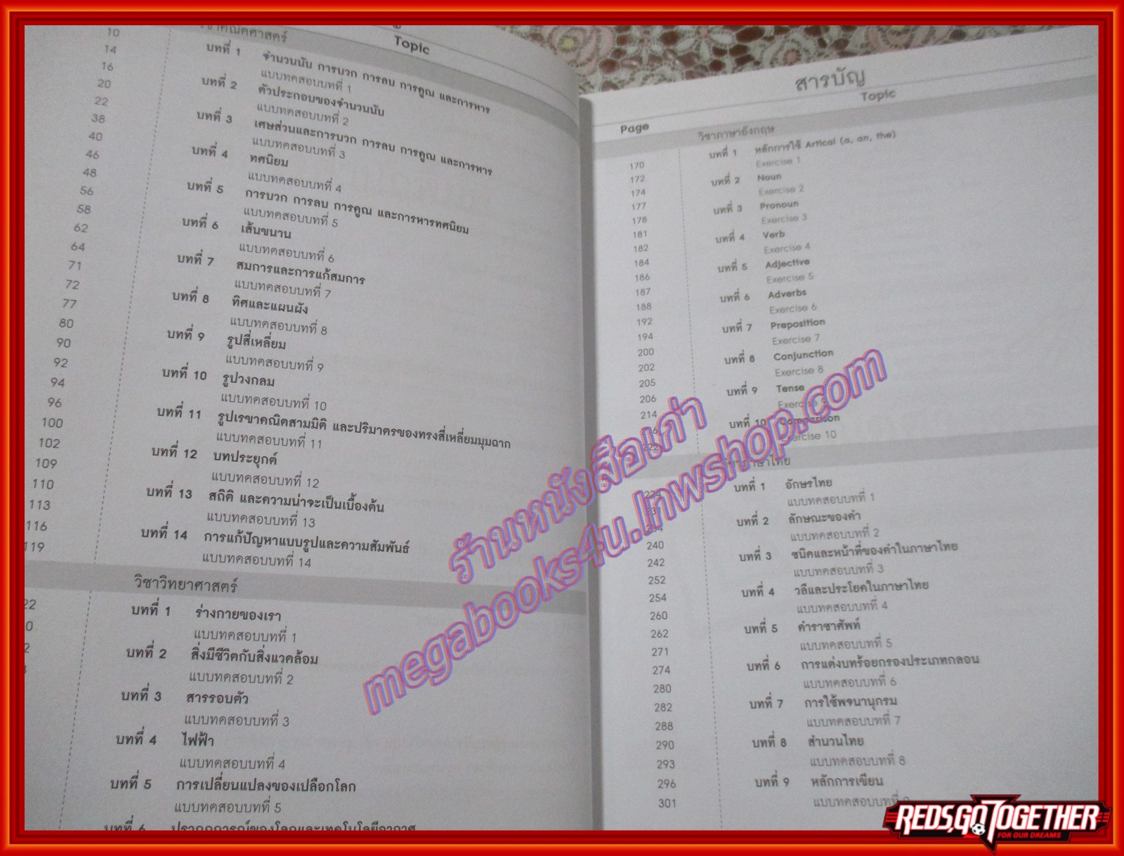 หนังสือ เตรียมสอบ ป.6 เข้า ม.1 ฉบับสมบูรณ์ โดย จุฑาวัล จันทรเกษ