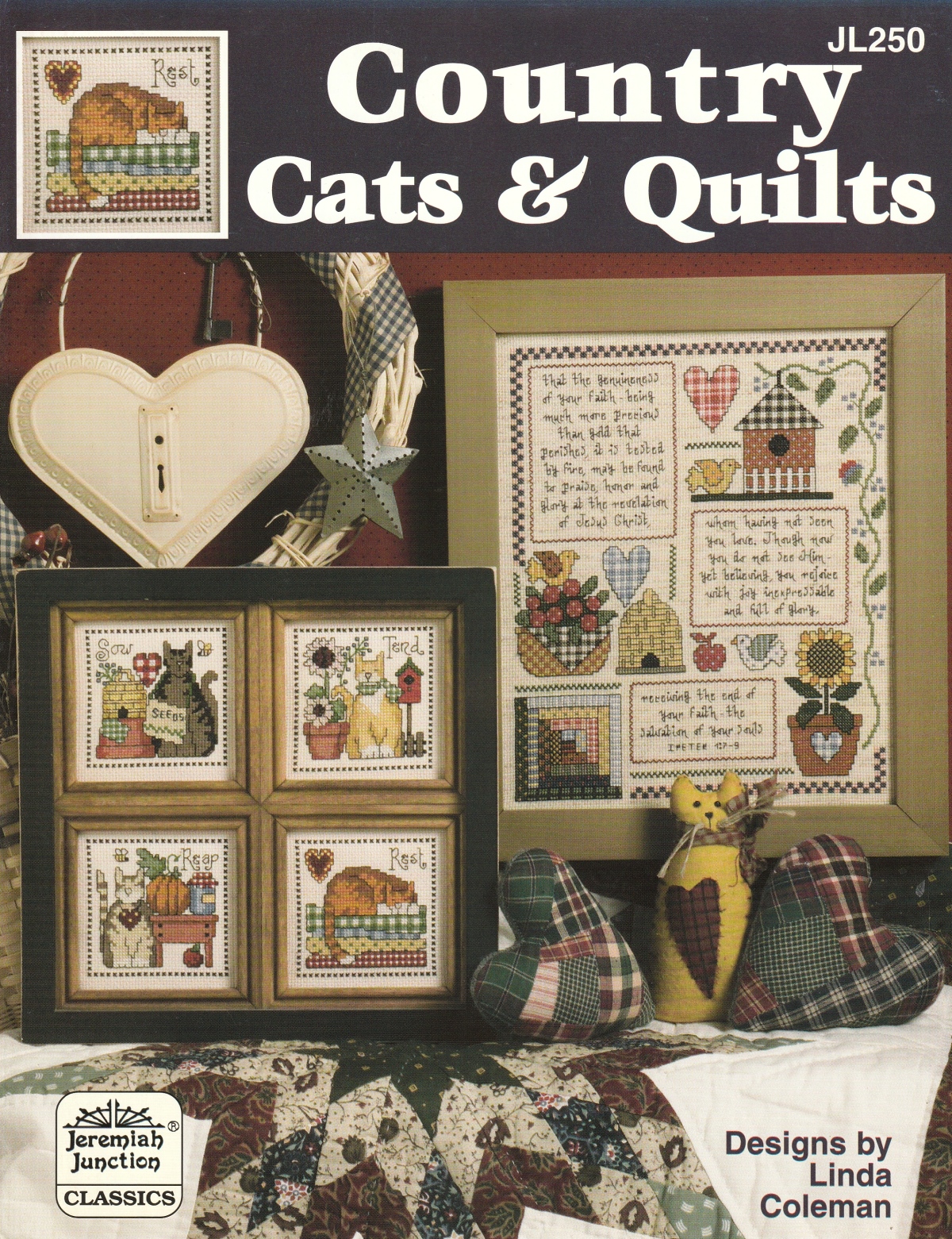 Jeremiah Junction ผังลาย Country Cats & Quilts