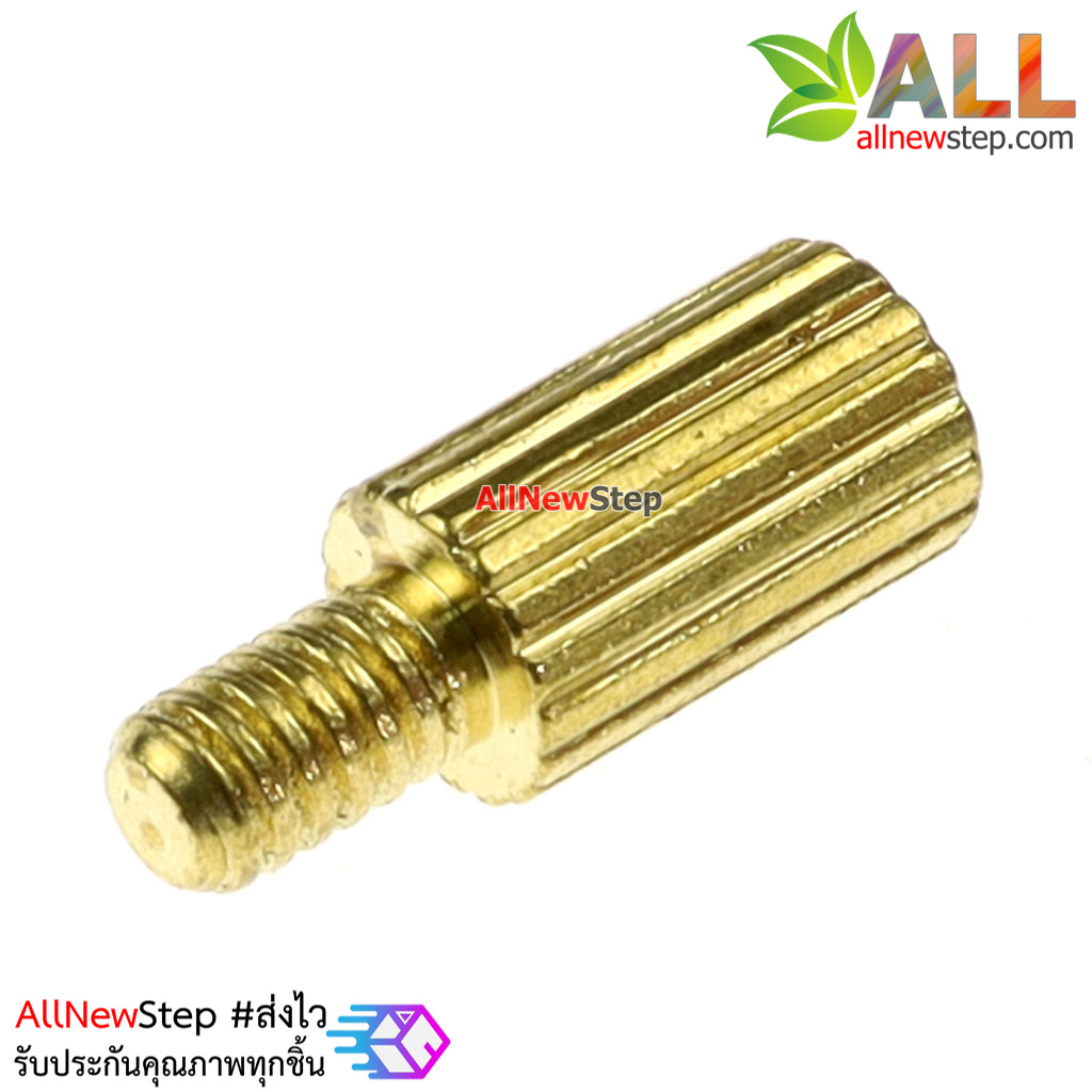 น็อตทองเหลือง NUT M2 ขนาด 5+3mm