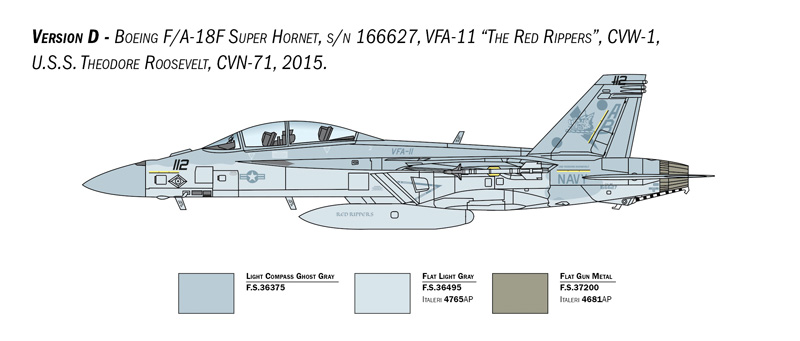 1/48 F/A-18F Super Hornet U.S. Navy Special Colors