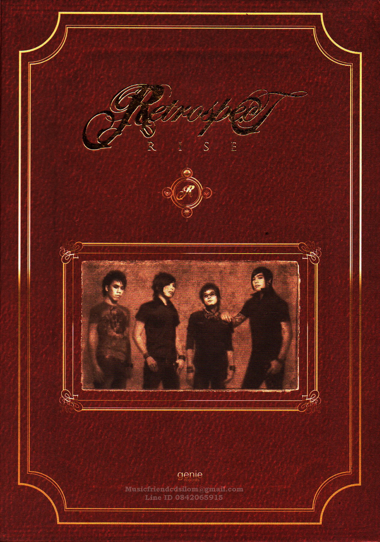 CD,Retrospect - Rise (เรโทรสเป็ค)(2008)(แผ่นหายาก)