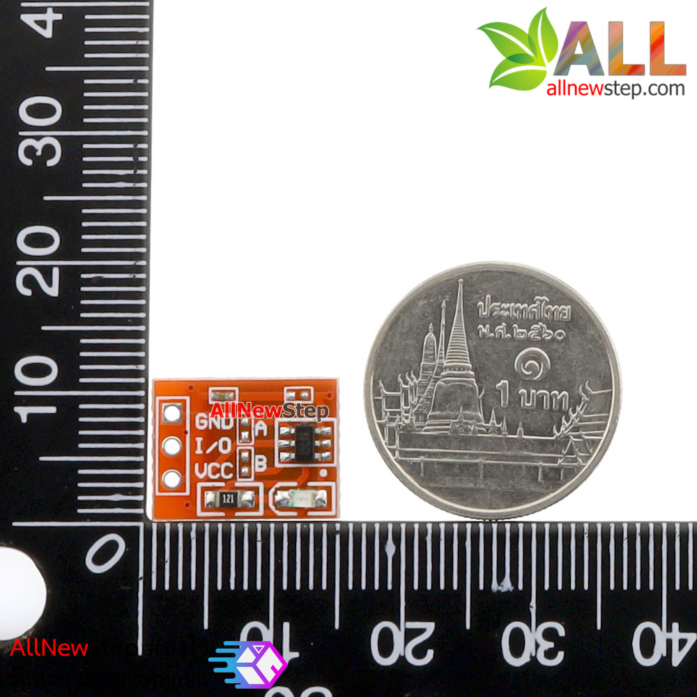 สวิตช์สัมผัสแบบ capacitive 1 ช่อง สวิตช์กดติดปล่อยดับ สวิตช์กดติดกดดับ แบบสัมผัส