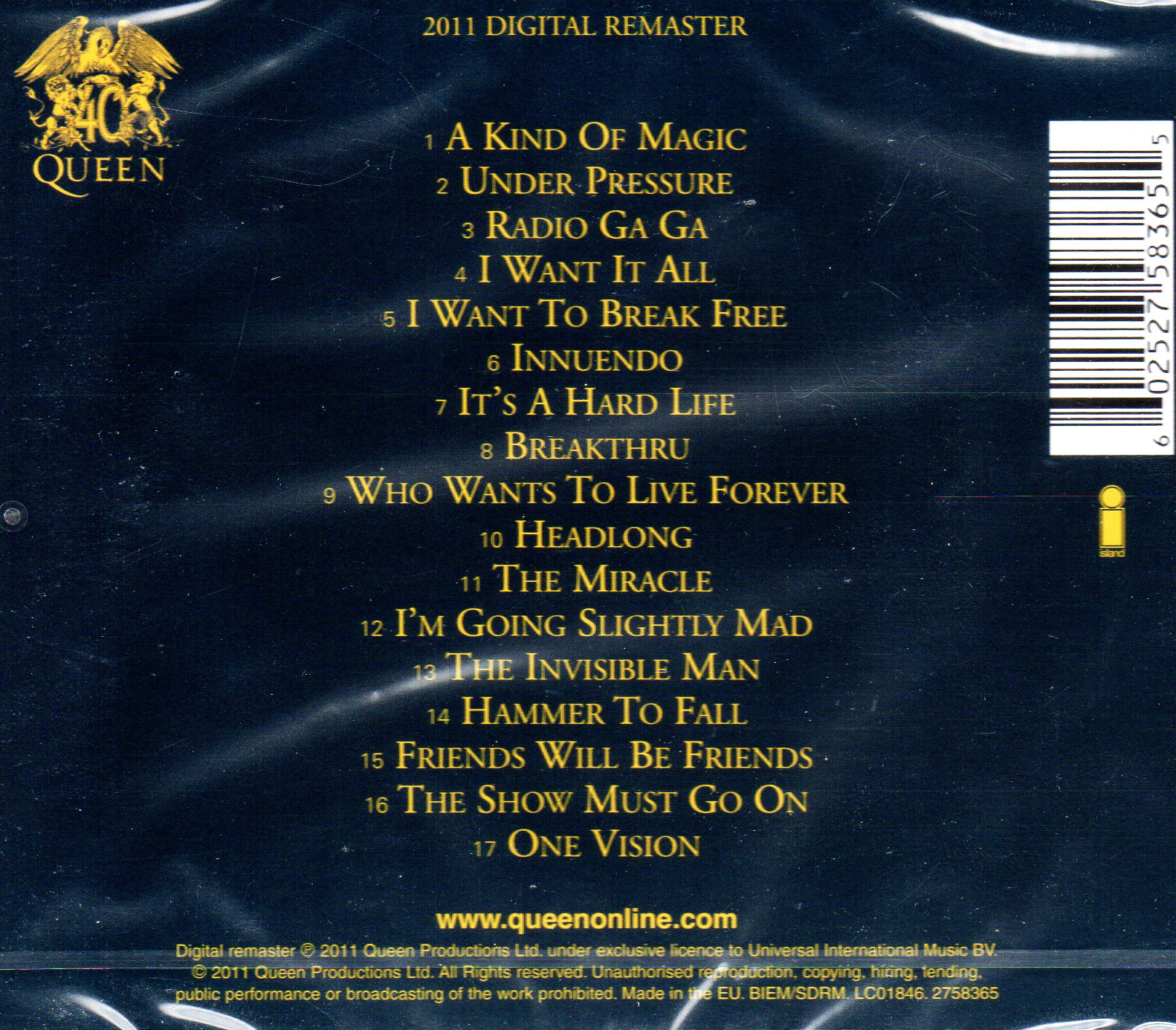CD,Queen Greatest Hits II (EU)