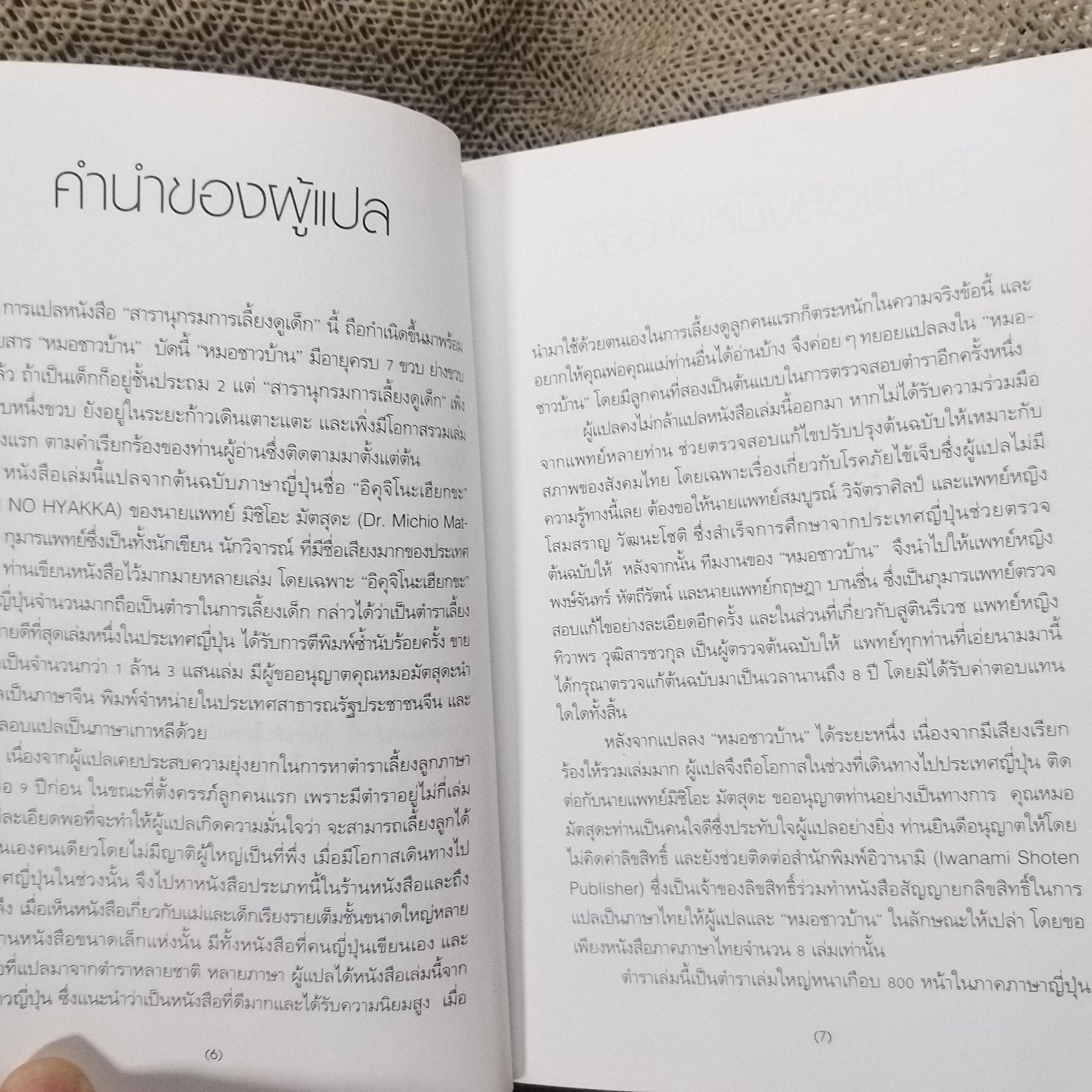 สารานุกรมการเลี้ยงดูเด็ก เล่ม1 แปลโดย พรอนงค์ นิยมค้า (หนังสือบ้าน มือสอง) (สภาพ85-95%)