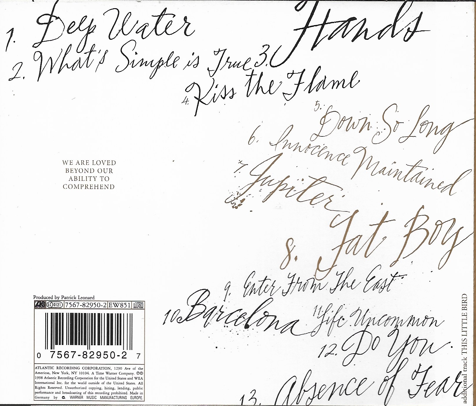 Used CD,Jewel - Spirit (A+)(1998)(Germany)