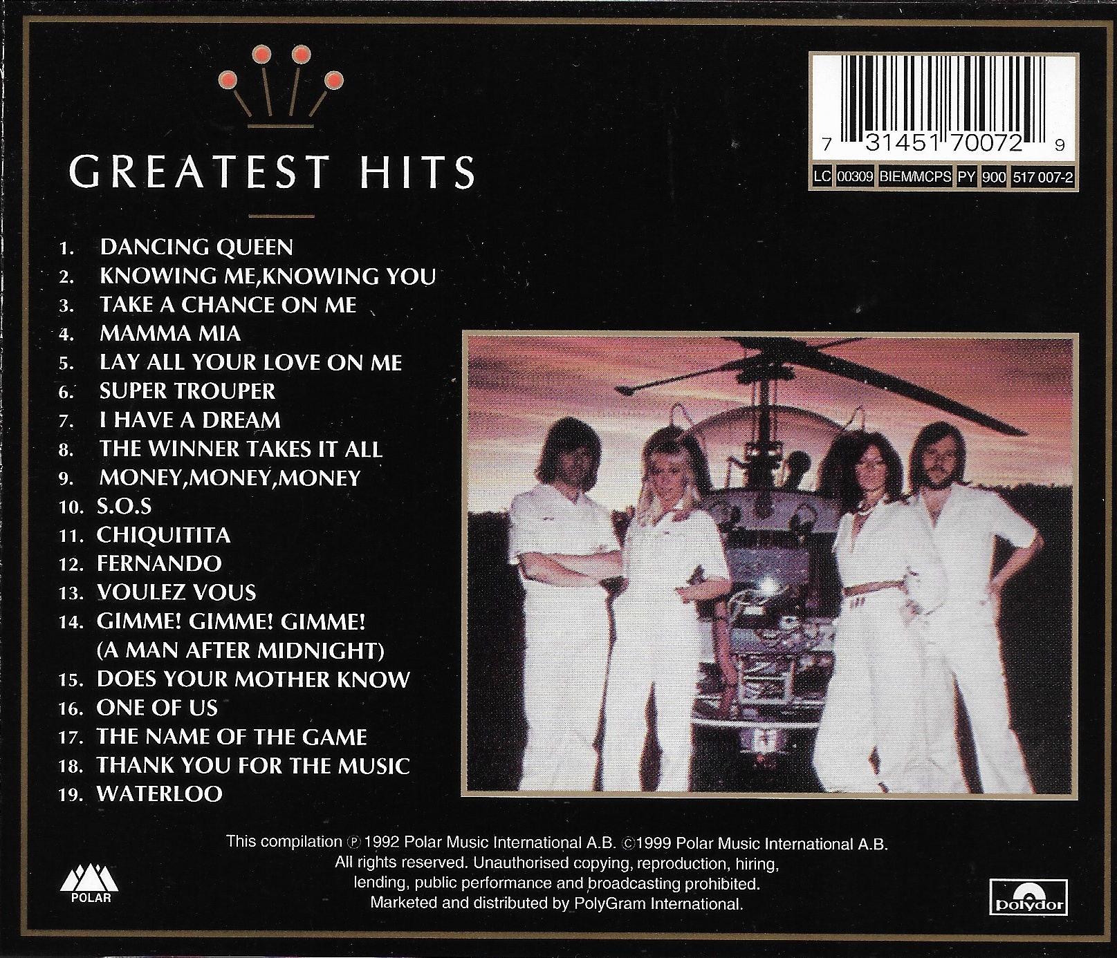 Used CD,Abba - Gold Greatest Hits (A+)(1999)