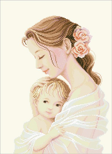 Nattee ชุดปัก Hug me Mom
