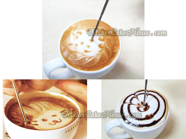 เข็มแต่งลายฟองนม