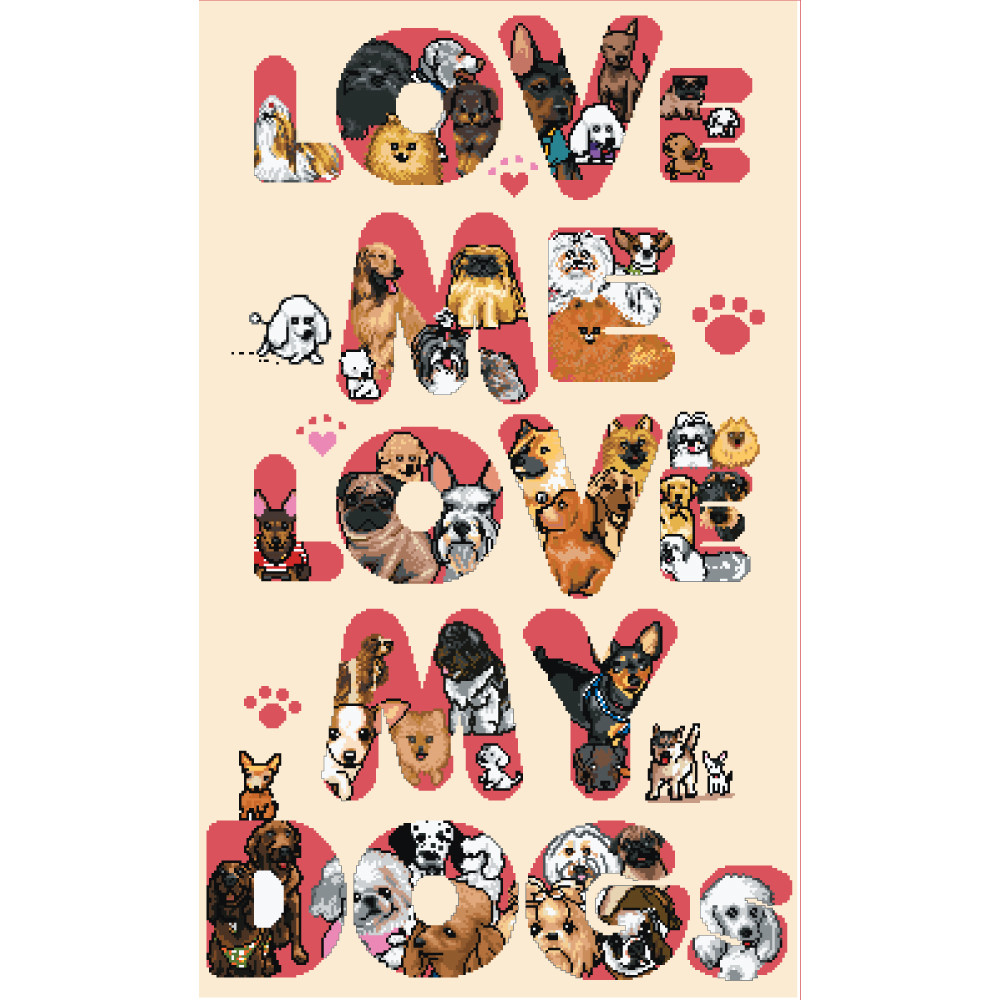 Pinn Love Me Love My Dogs