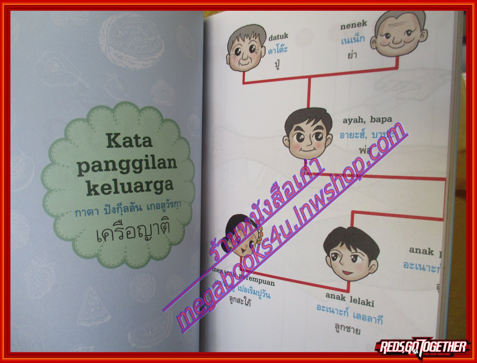 สนุกกับภาษามลายู หนังสือชุดภาษาอาเซียน โดย ประเสริฐ เย็นประสิทธิ์ (มือสองจากห้องสมุด) (สภาพ70-90%)