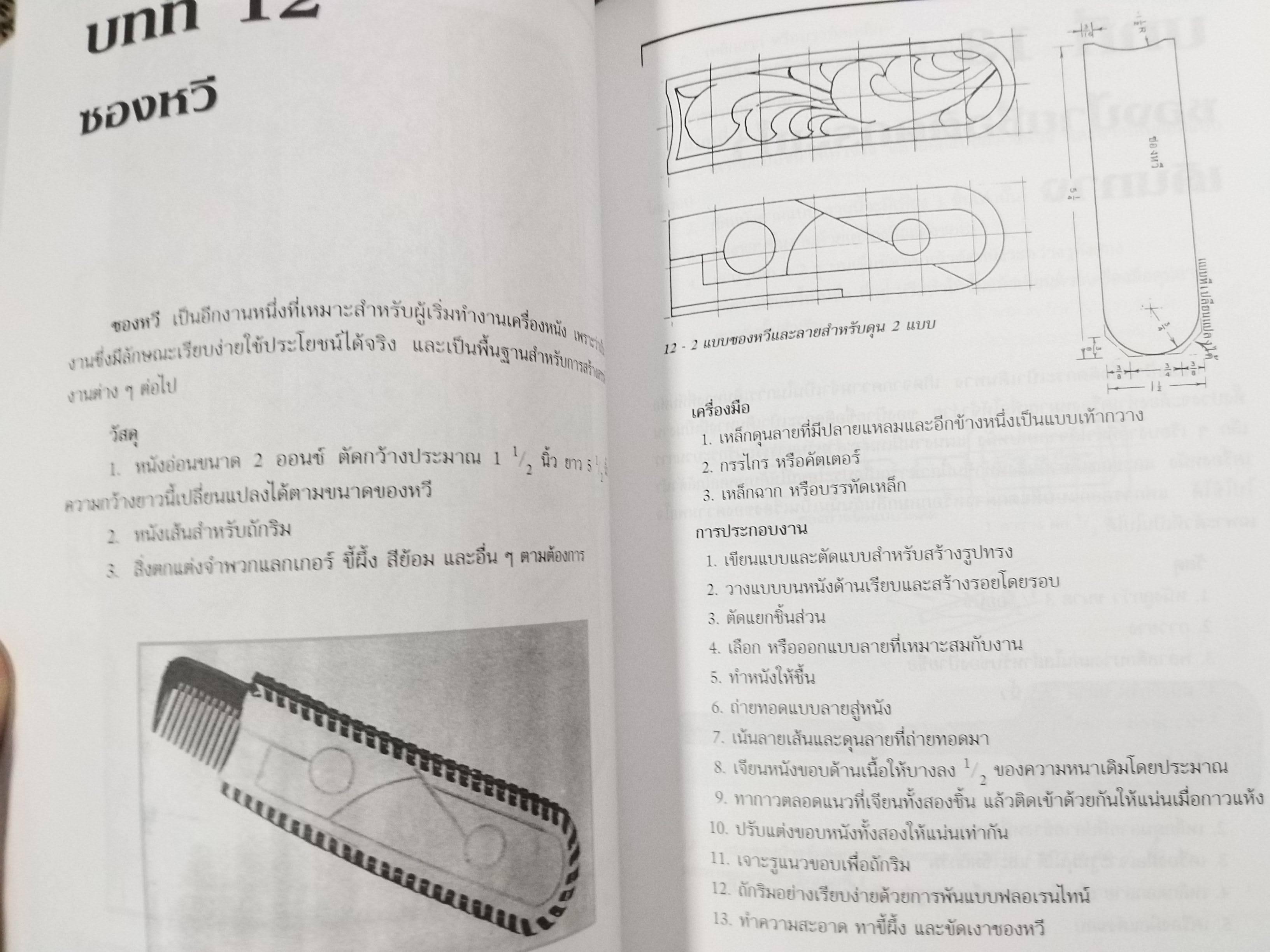 เครื่องหนังพื้นฐาน โดย ประสพ ลี้เหมือดภัย สภาพ 90%