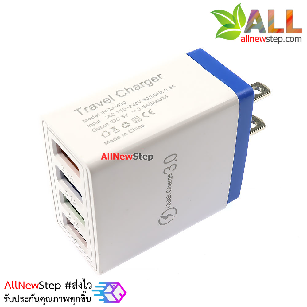 แหล่งจ่ายไฟ 5V 2A แบบ USB 4 ช่อง สำหรับ Arduino NodeMCU ESP32 ESP8266