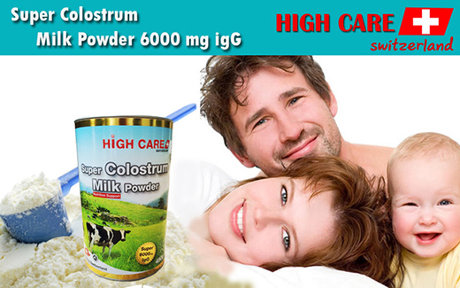 นมเพิ่มความสูง High Care Super Colostrum Milk Powder 6000 mg IgG