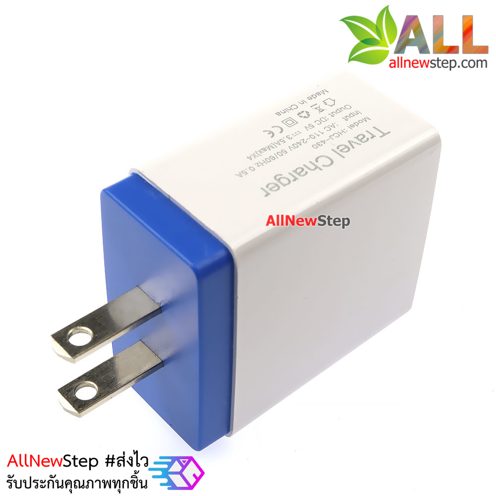 แหล่งจ่ายไฟ 5V 2A แบบ USB 4 ช่อง สำหรับ Arduino NodeMCU ESP32 ESP8266