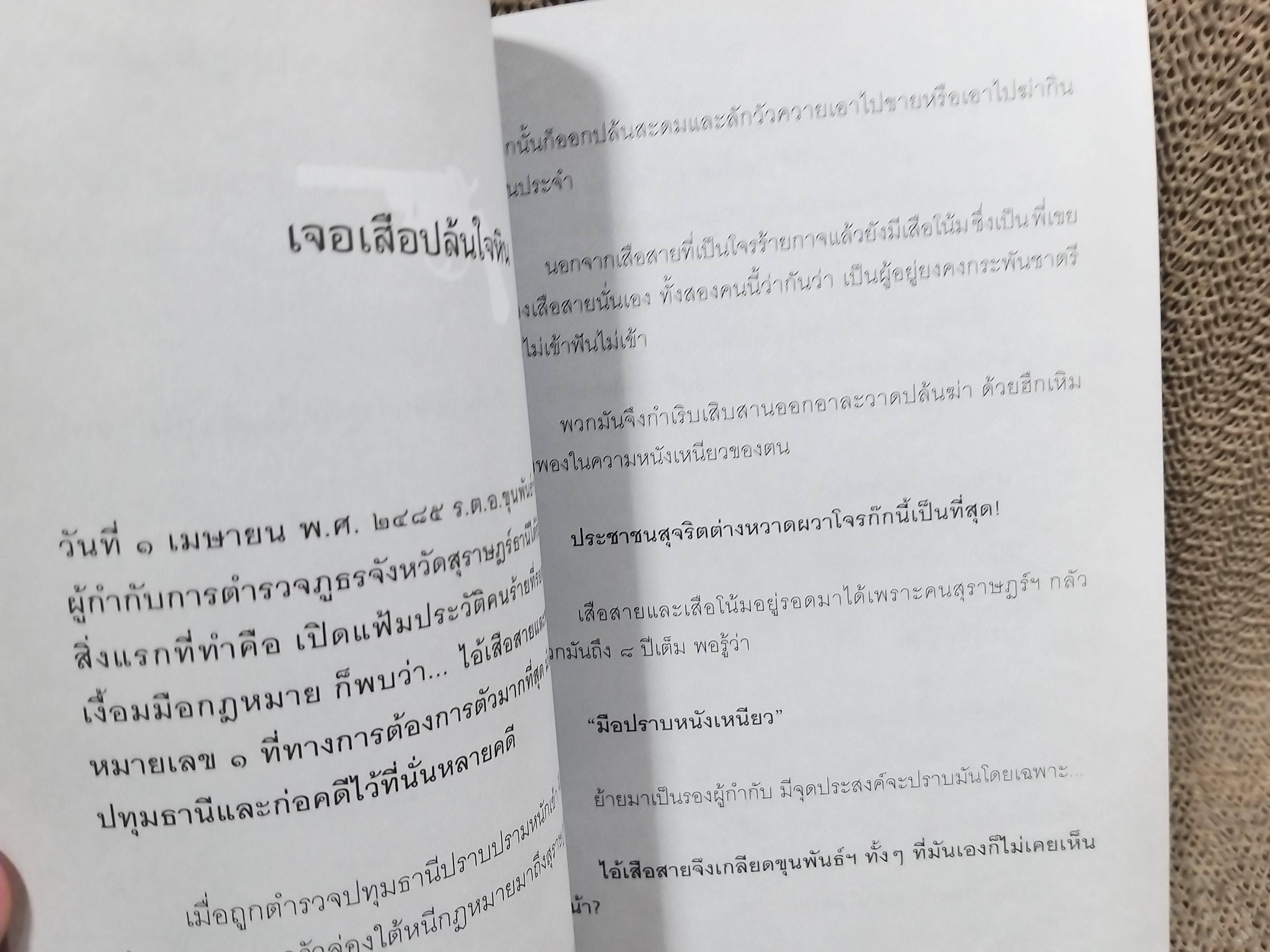 พล.ต.ต.ขุนพันธรักษ์ราชเดช มือปราบโจรใต้ - เพลิง ภูผา (มือสอง) (สภาพ85-95%)