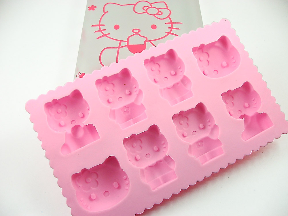 พิมพ์ซิลิโคนคิตตี้ 8 หลุมค่ะ