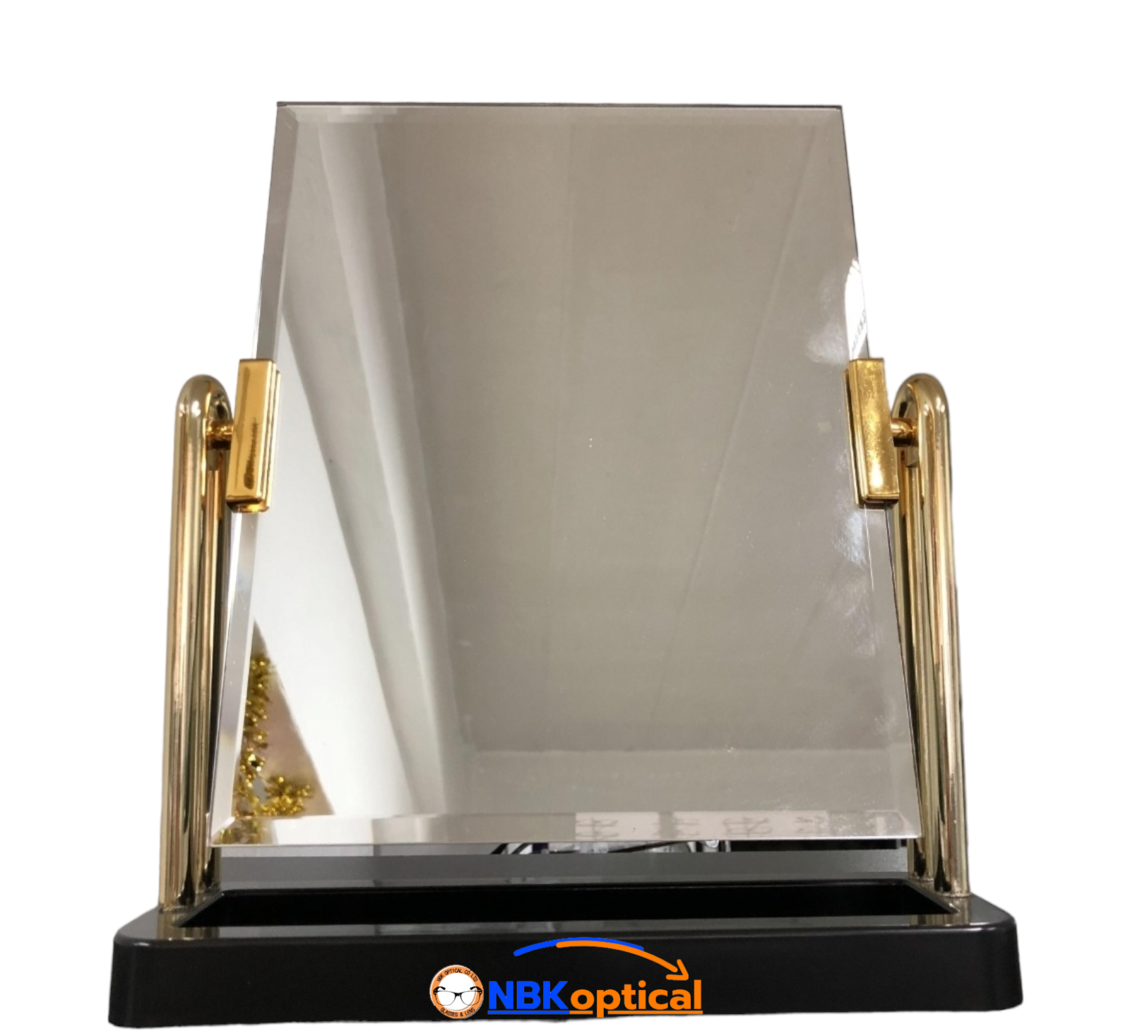 กระจกร้านแว่นตา ตั้งโต๊ะ ปรับมุมมองได้