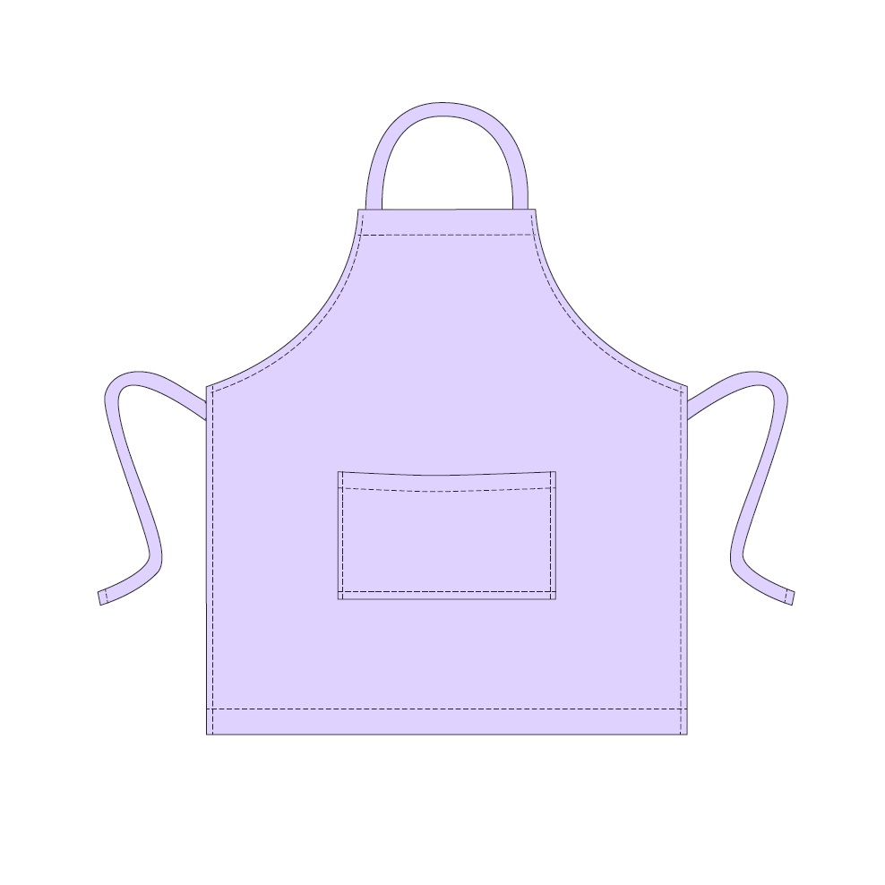 แพทเทิร์นผ้ากันเปื้อน