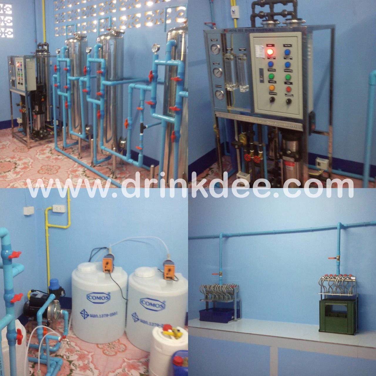 ชุดติดตั้งโรงานผลิตน้ำดื่ม 12,000 ลิตร/วัน (ทั้งระบบ)