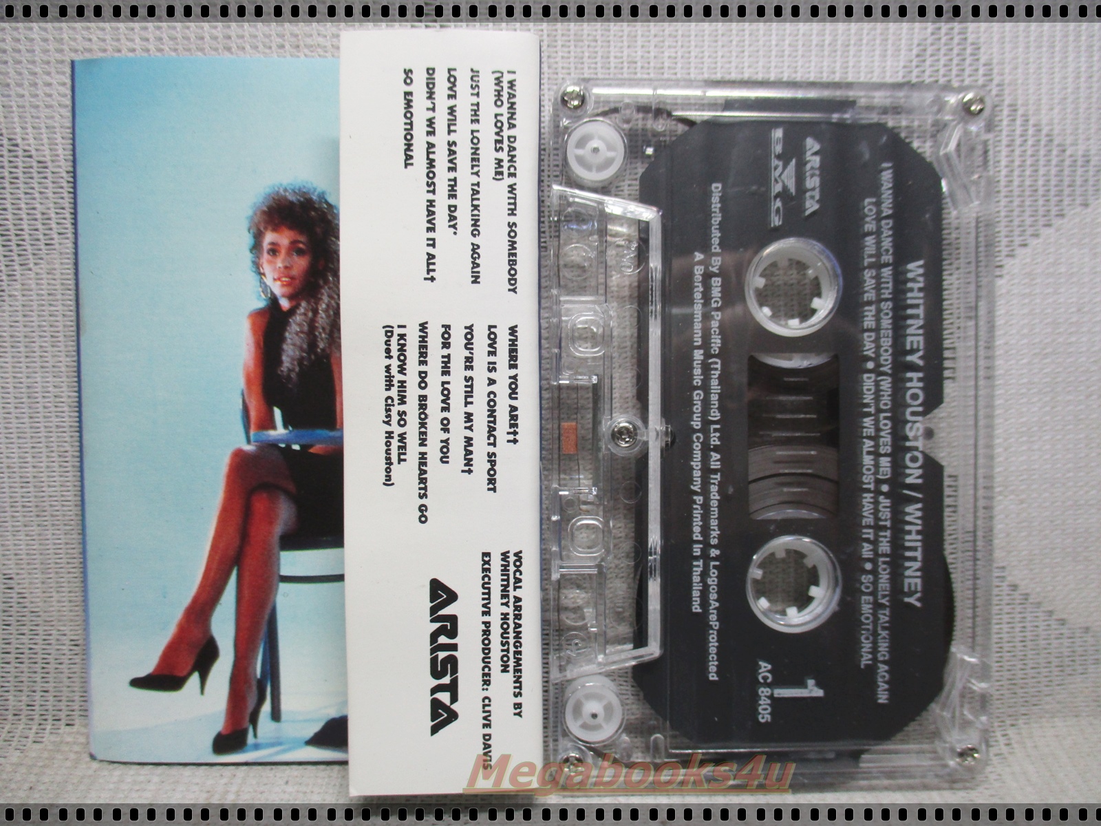 ขายเทปเพลงเก่า WHITNEY HOUSTON - WHITNEY