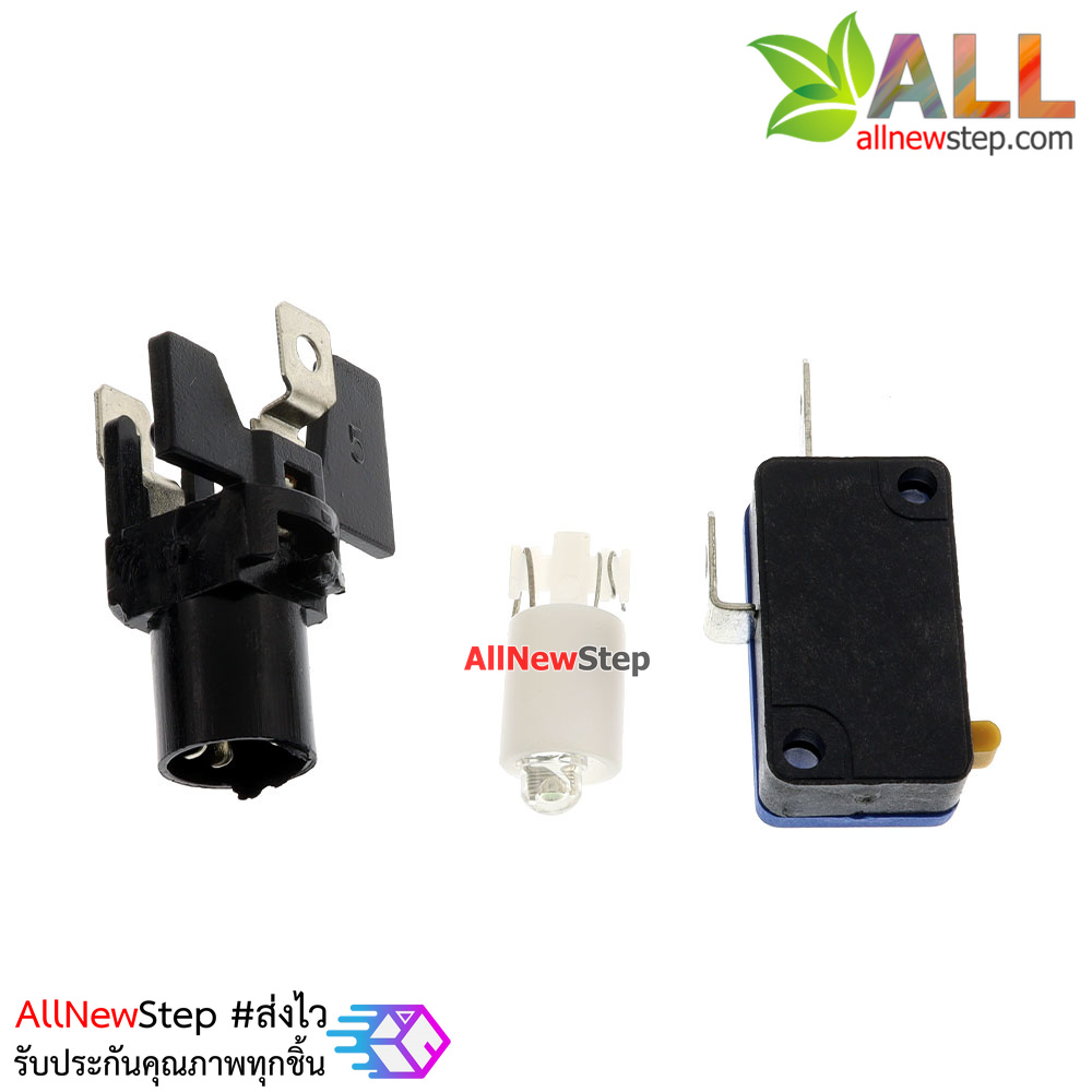 สวิตช์ปุ่มกดเครื่องเล่นเกม พร้อมไฟ LED สีน้ำเงิน Game Button machine with light