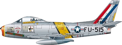 1/48 F - 86F SABRE JET “Skyblazers”