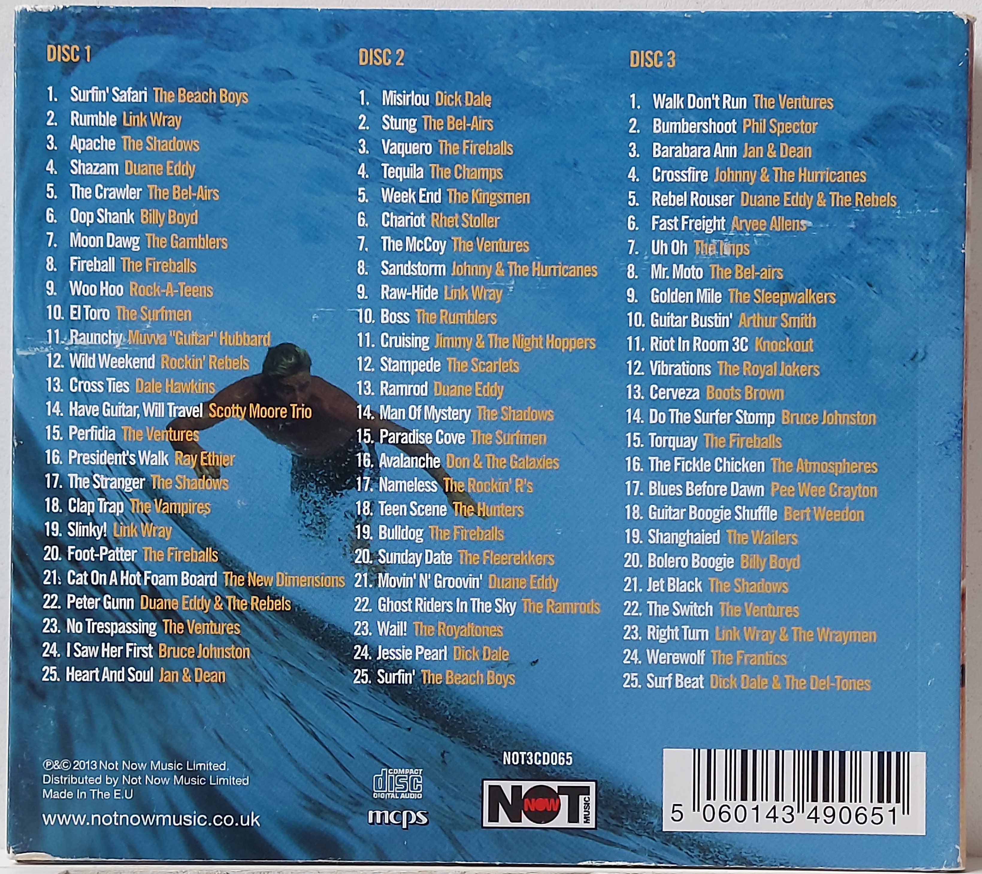 Used CD,Surf's Comin' (A)(3CD)(Various Artists)(2013)(EU)
