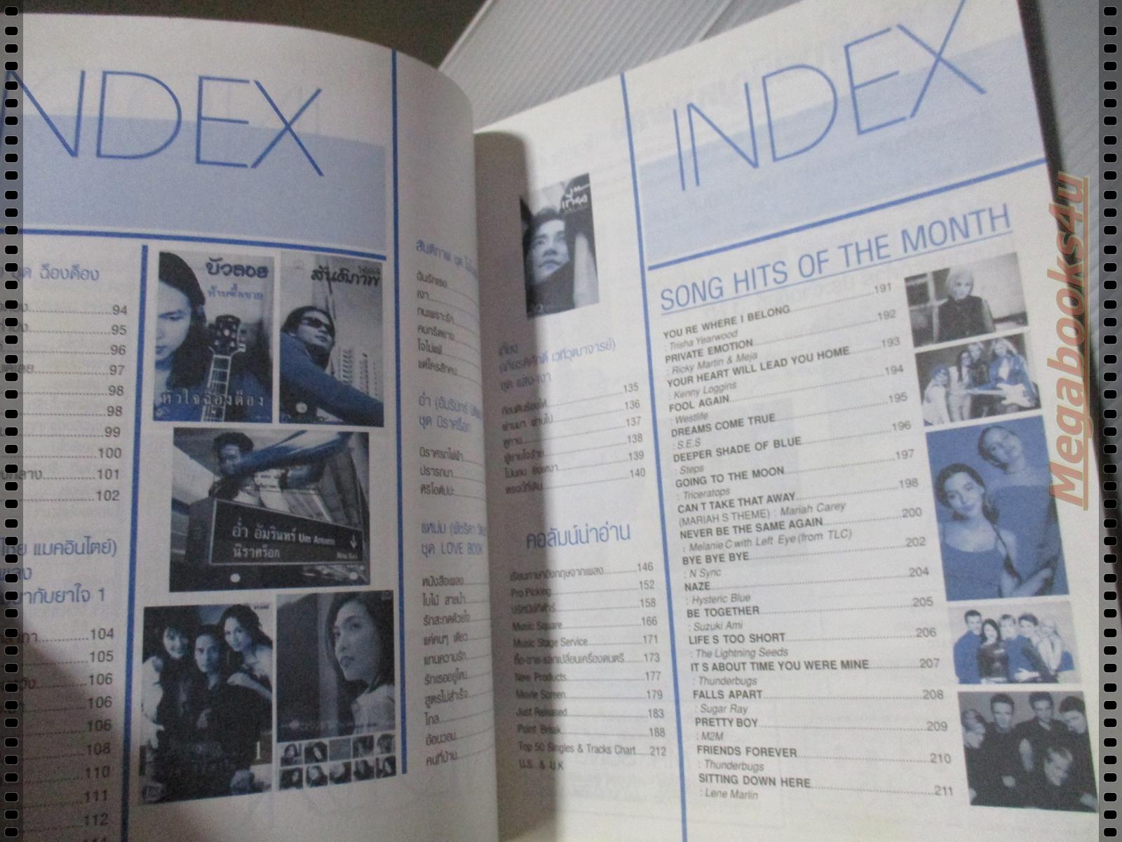 หนังสือเพลงพร้อมคอร์ดกีตาร์ เดอะกีต้าร์ THE GUITAR ฉบับที่315 ปี2543