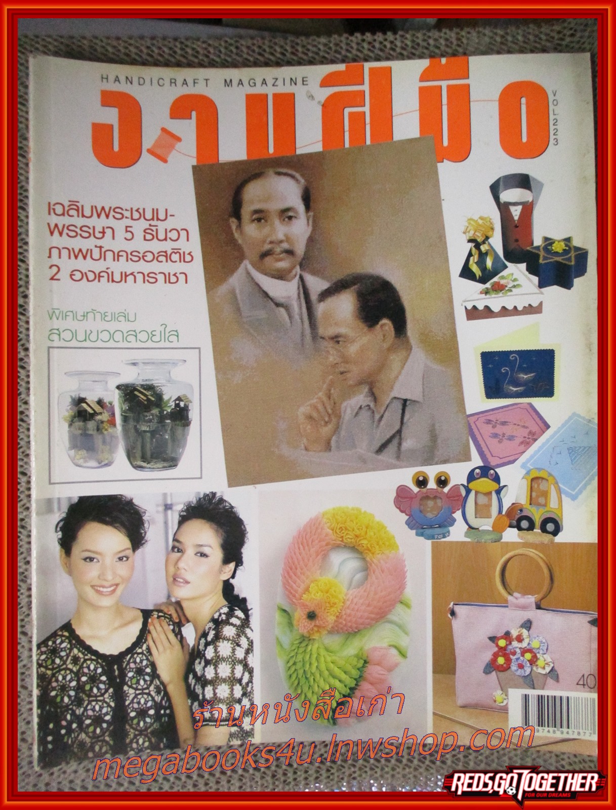 นิตยสารงานฝีมือ ฉบับที่223 ปี2545 ปก เข็ม-รุจิรา