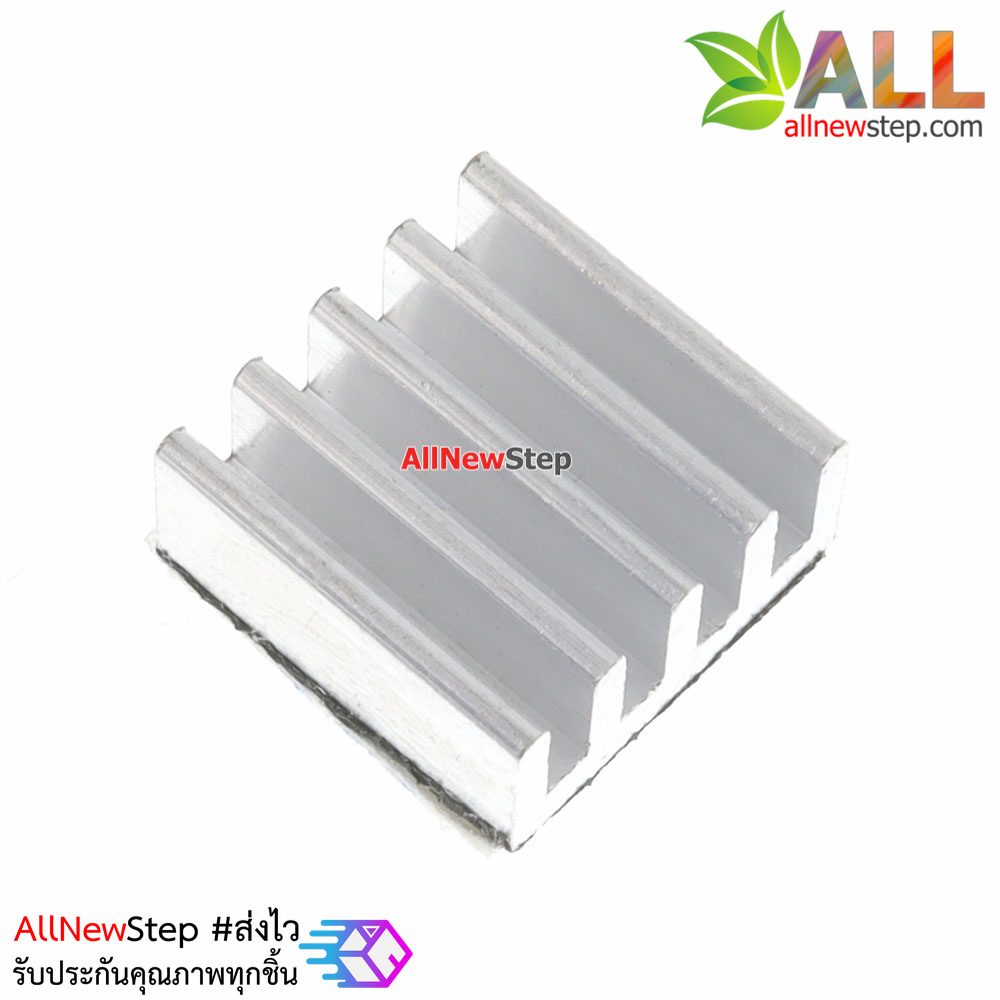 แผ่นระบายความร้อนขนาดเล็ก 10x10mm พร้อมสติกเกอร์