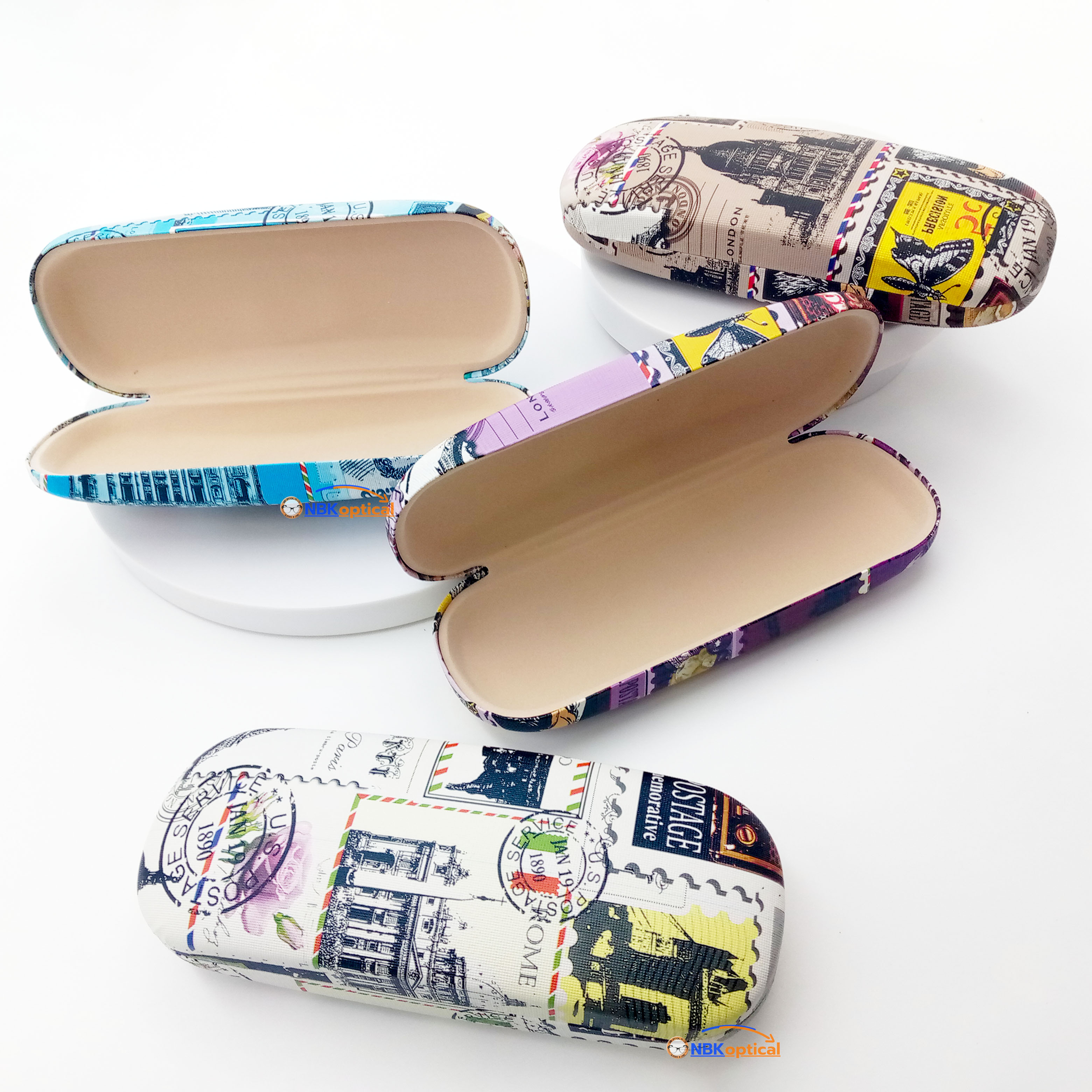 กล่องแว่นตาแฟชั่นลายอาร์ตติสสถานที่ท่อนเที่ยวอิตาลี(1แพ็ค10ใบ)