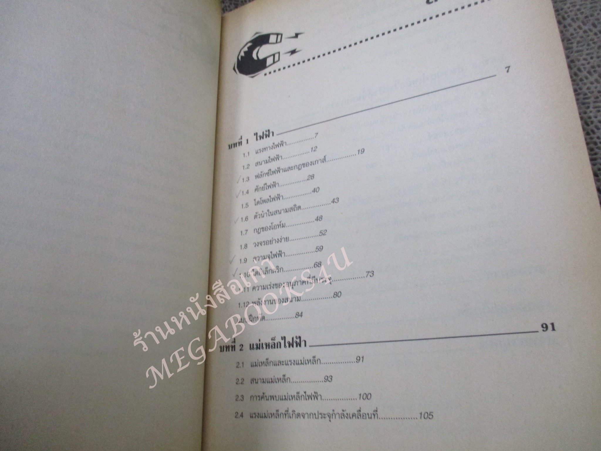 แม่เหล็กไฟฟ้า ELECTROMAGNETISM / อิสระ อินลุเพท / สภาพดี หนังสือแข็งแรง