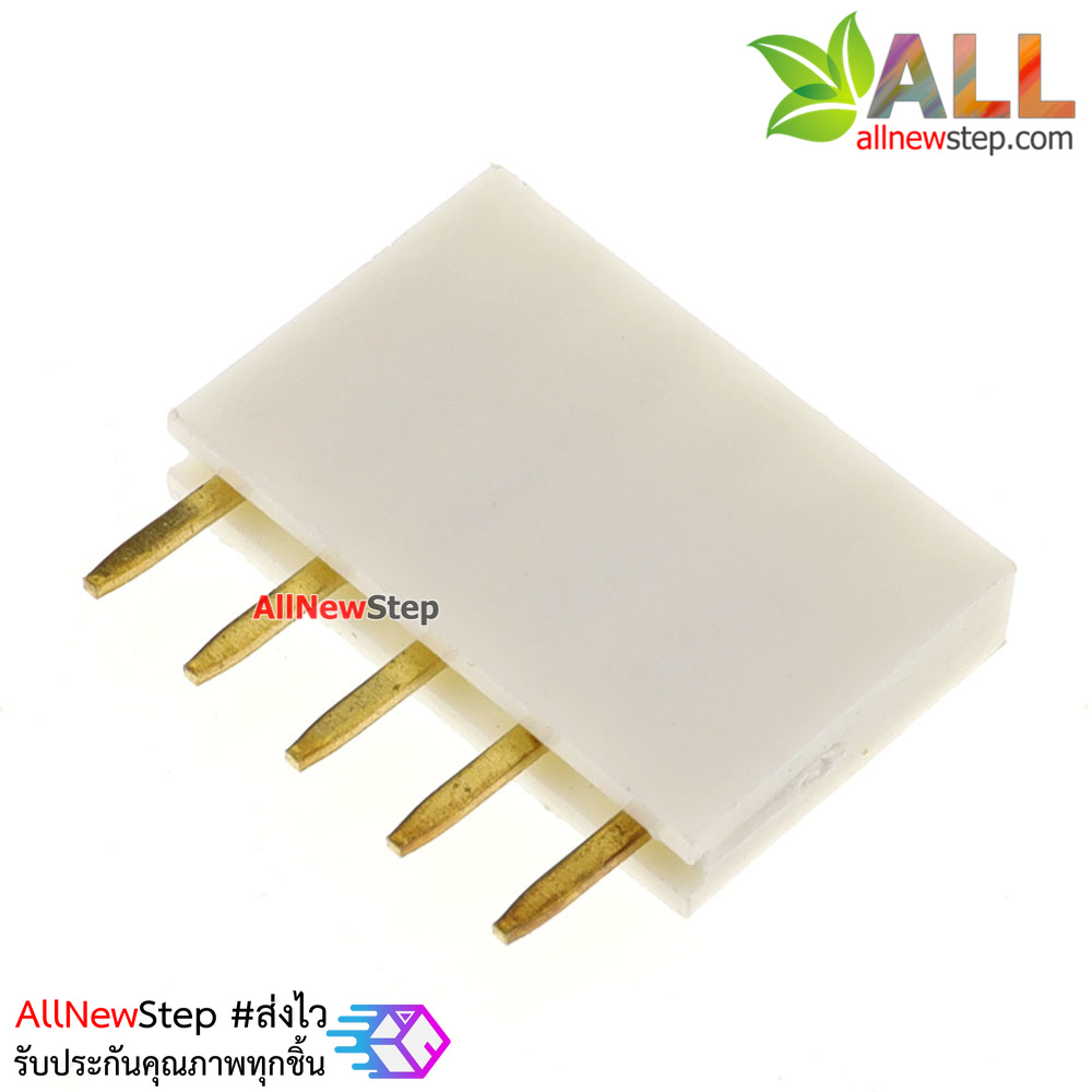 Pin header Female Header Single Row 2.54mm 5p Pin1x5 สีขาว