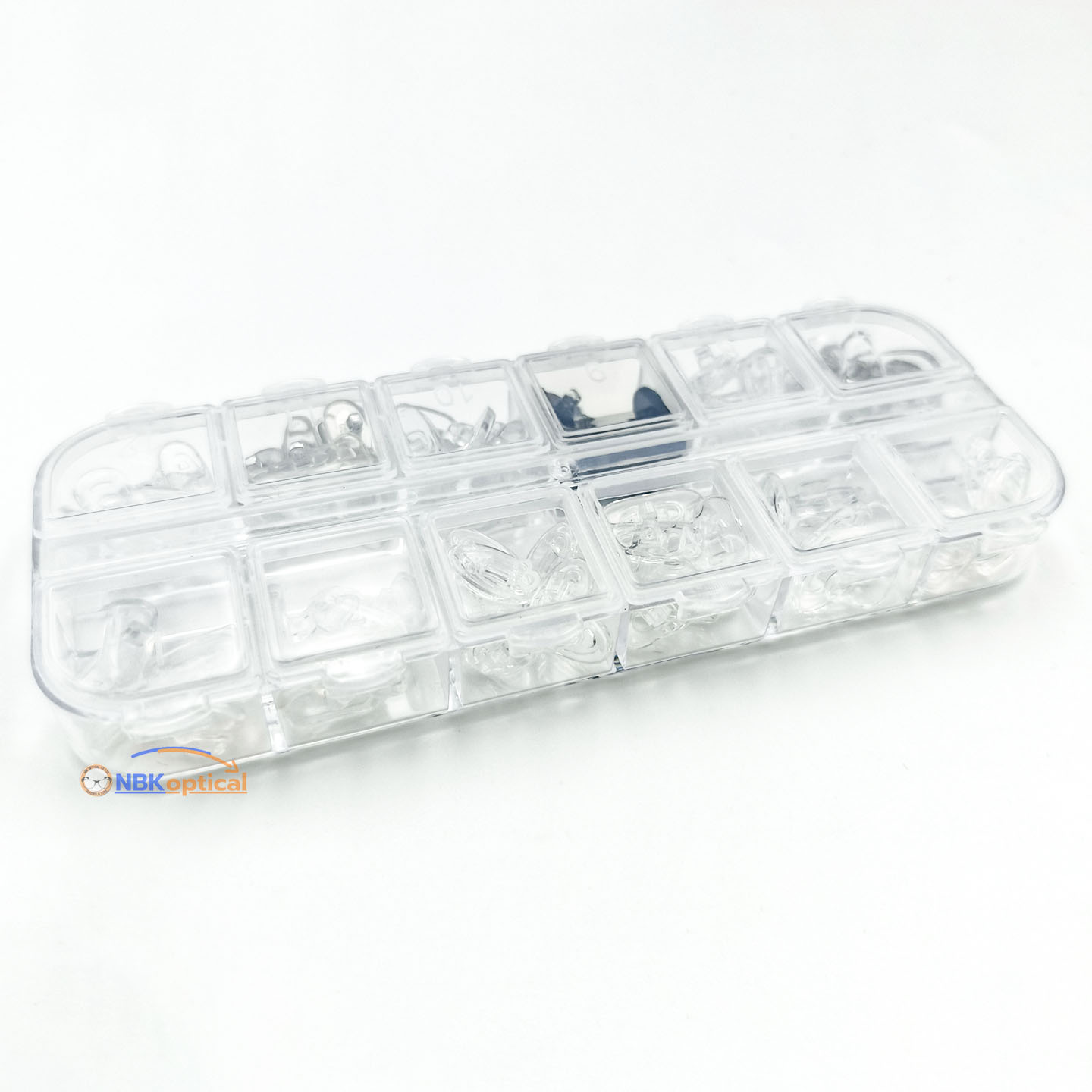 SETชุดอะไหล่แป้นจมูก (12แบบ) แป้นแข็ง แบบซิลิโคน