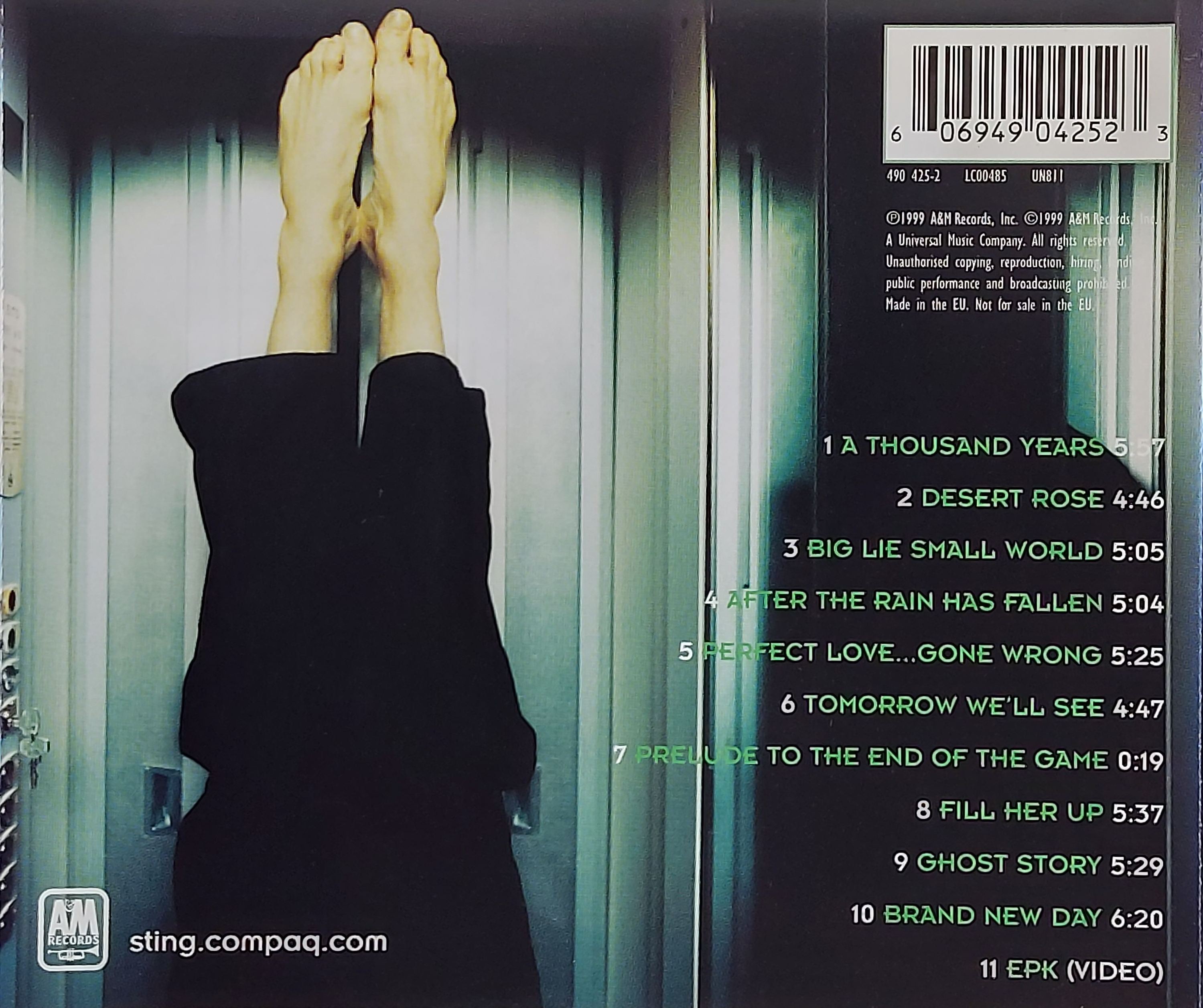 Used CD,Sting - Brand New Day (The Police) (A)(1999)(EU)