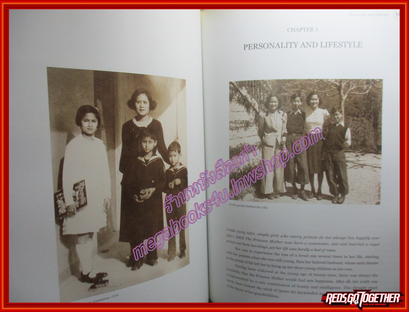 หนังสือ สมเด็จย่า สมเด็จพระบรมราชชนนี THE PRINCESS MOTHER OF THAILAND ภาษาอังกฤษทั้งเล่ม ;หนังสือจากห้องสมุด มีรอยประทับตรา บางหน้า