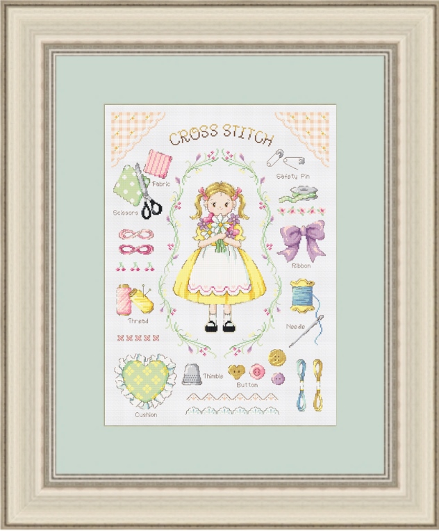 Soda ชุดปัก Cross Stitch Girl