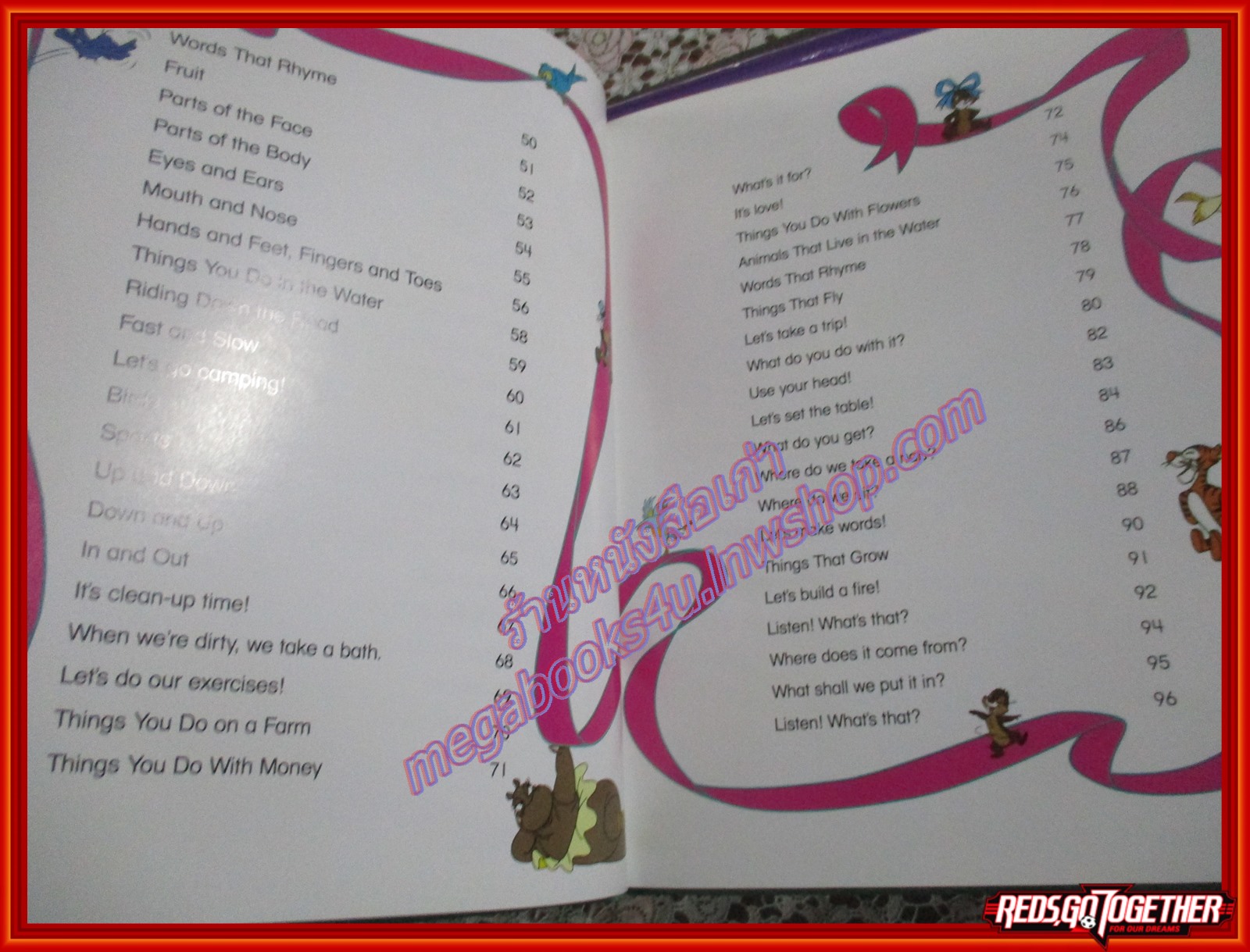 หนังสือเสริมทักษะภาษาอังกฤษ การ์ตูนดิสนีย์ Walt Disney WORLD OF ENGLISH ชุด FUN WITH WORDS ครบชุด2เล่ม พร้อมโปสเตอร์ (สินค้ามีตำหนิ)