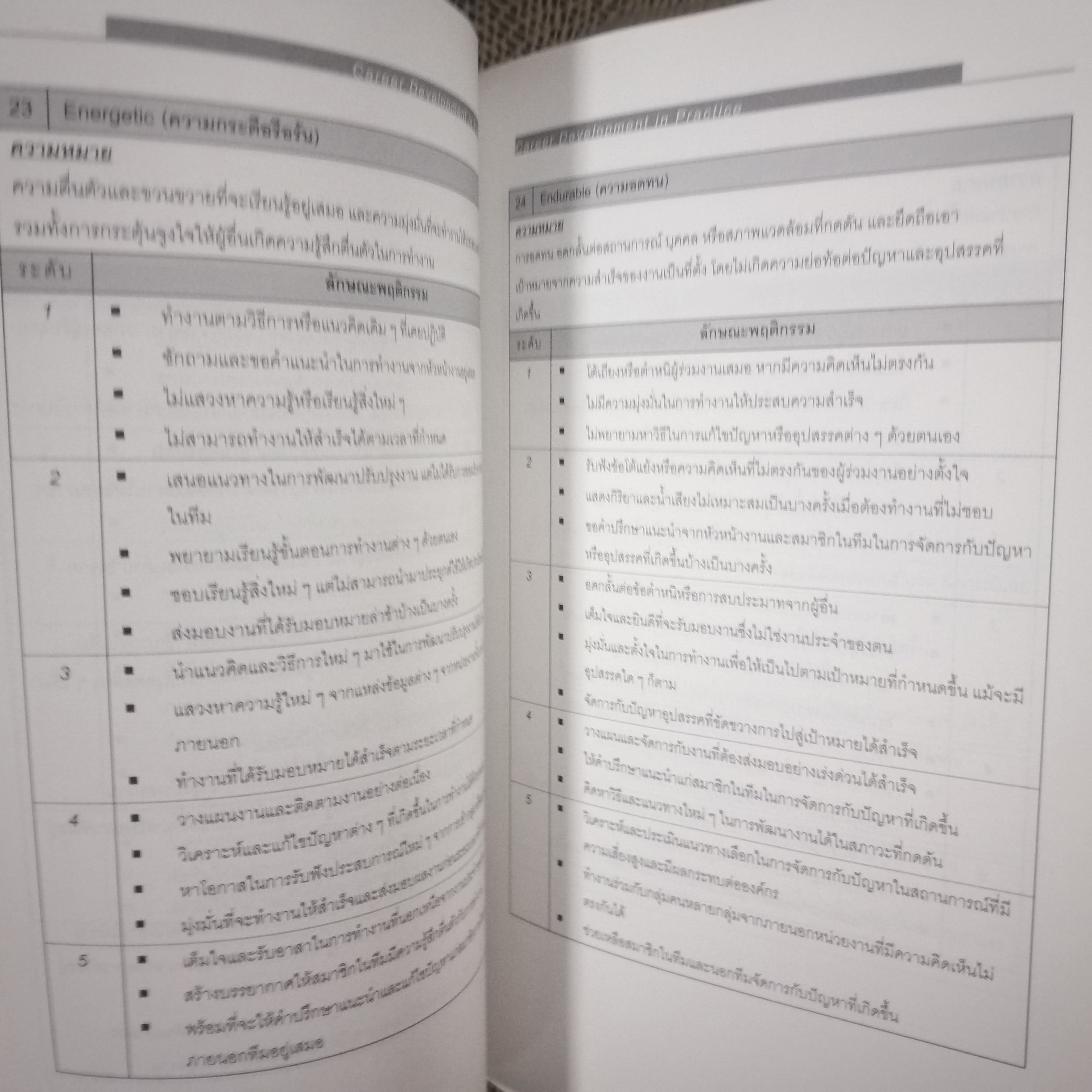 CAREER DEVELOPMENT IN PRACTICE / อาภรณ์ ภู่วิทยพันธุ์ / หนังสือที่รวบรวมแนวคิด วิธีการและตัวอย่างต่างๆ เกี่ยวกับการพัฒนาทรัพยากรมนุษย์ ในรูปแบบต่างๆ ไม่ว่าจะเป็น วิธีการขั้นตอนในการกำหนดความสามารถ / สภาพดี 90 %