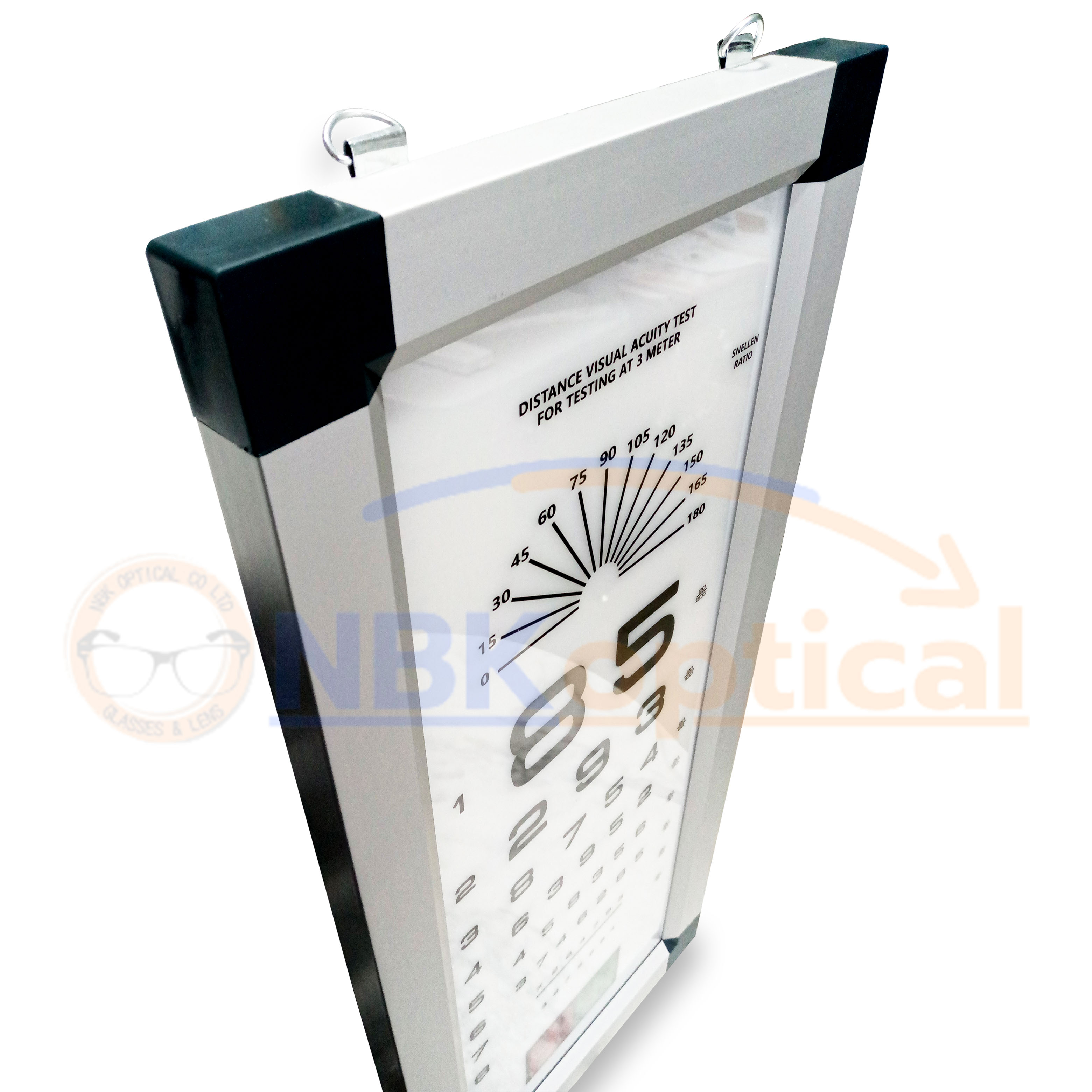 ป้ายวัดสายตามองไกล CHART 85 LIGHT ไฟLED ระยะ 3 เมตร